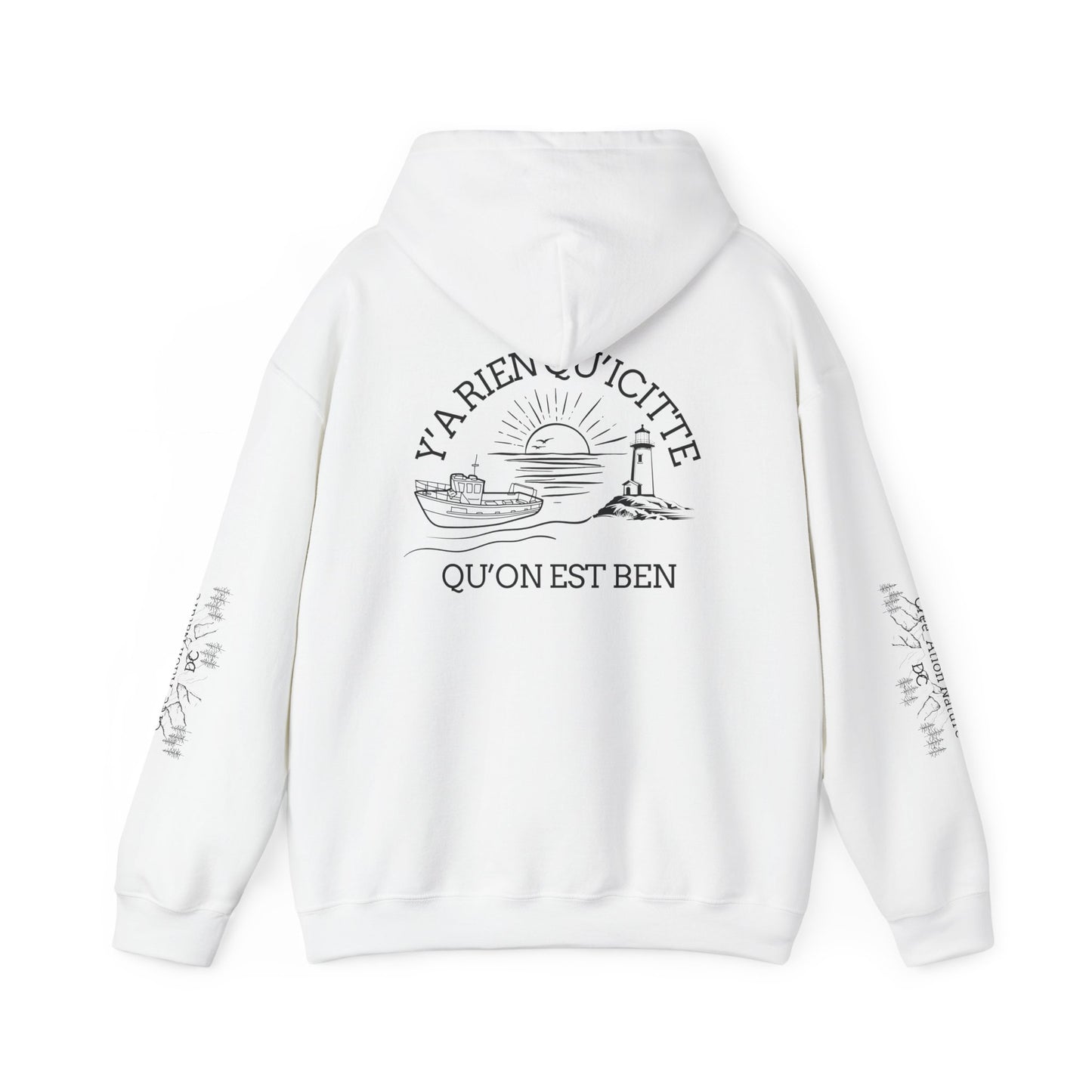 sweats a capuche Unisex Heavy Blend™ Hooded Sweatshirt - Coastal Vibes Graphic - Crée_ation Nature DC