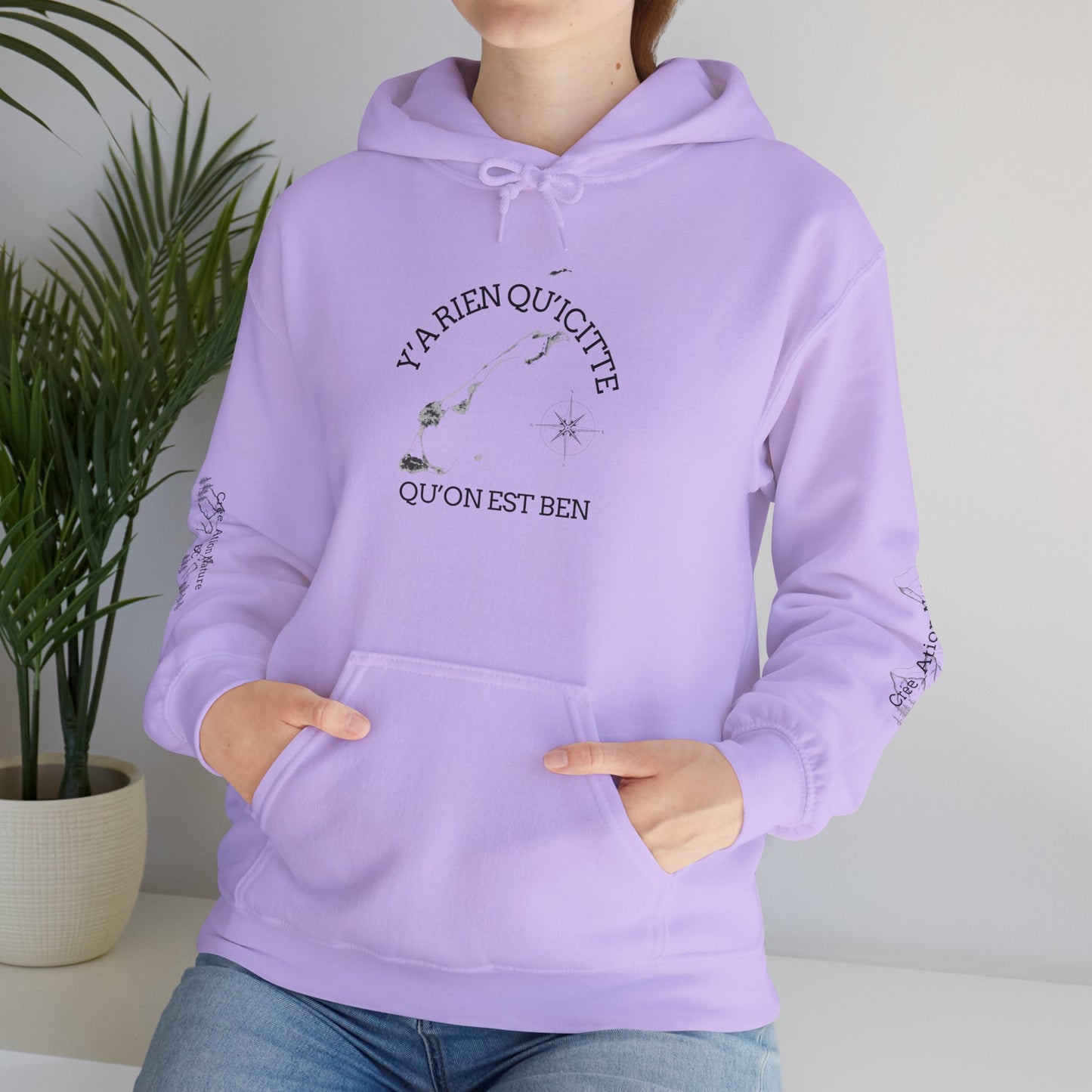 sweats a capuche -Inspirational Quote Unisex Hoodie - Cozy Heavy Blend Sweatshirt - Crée_ation Nature DC