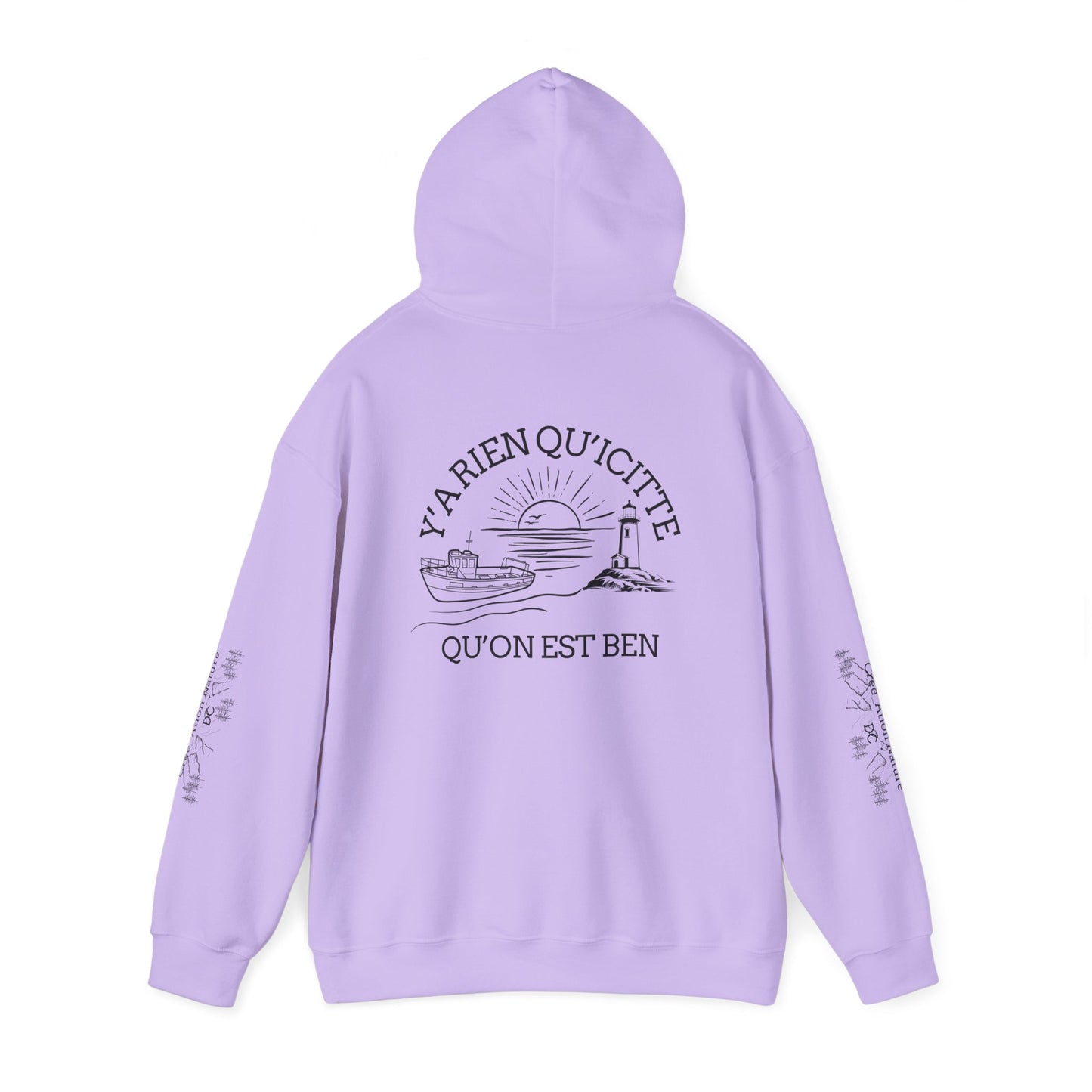 sweats a capuche Unisex Heavy Blend™ Hooded Sweatshirt - Coastal Vibes Graphic - Crée_ation Nature DC