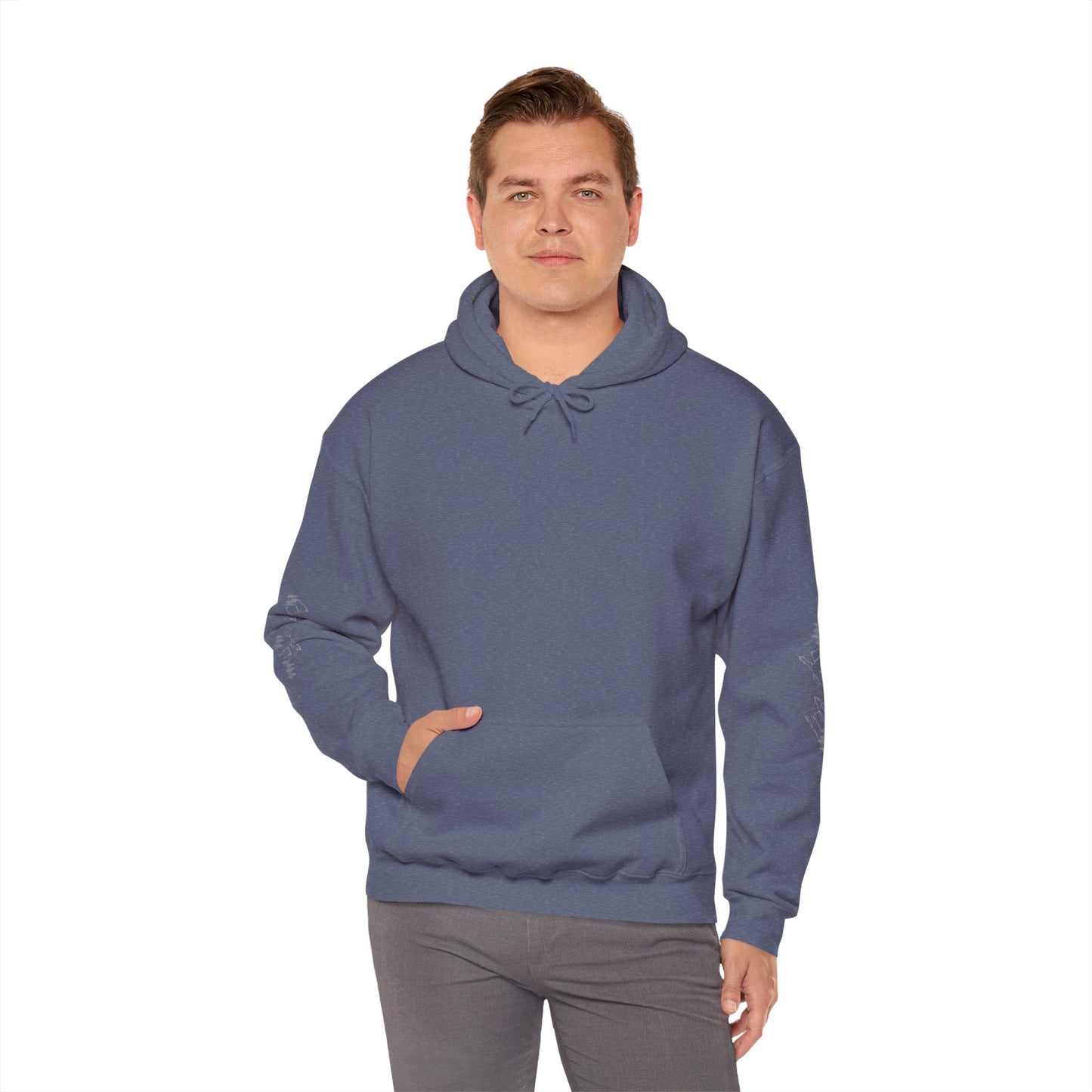 Sweats à capuche Unisex Heavy Blend™ Hooded Sweatshirt - Cozy Adventure Vibes with Motivational Quote-Crée_ation Nature DC