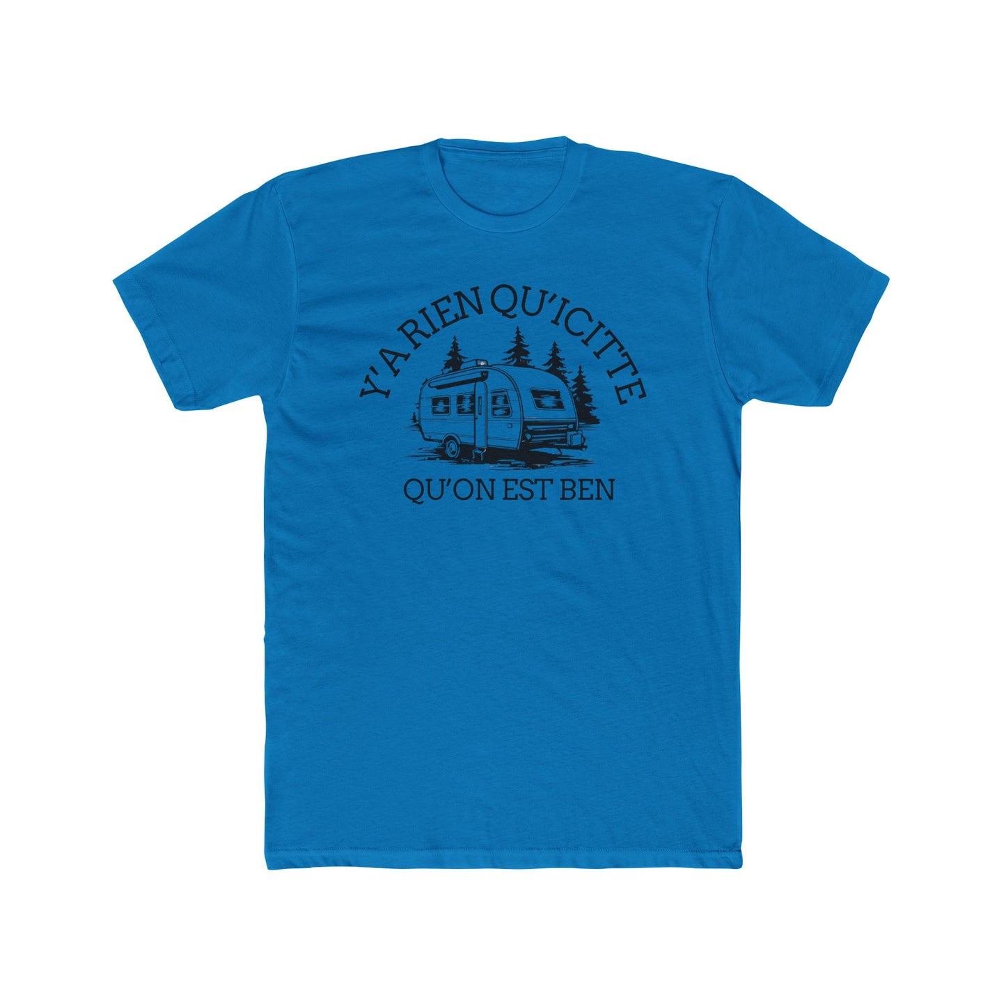 Unisex Cotton Crew Tee - Vintage RV Adventure T-Shirt -Crée_ation Nature DC