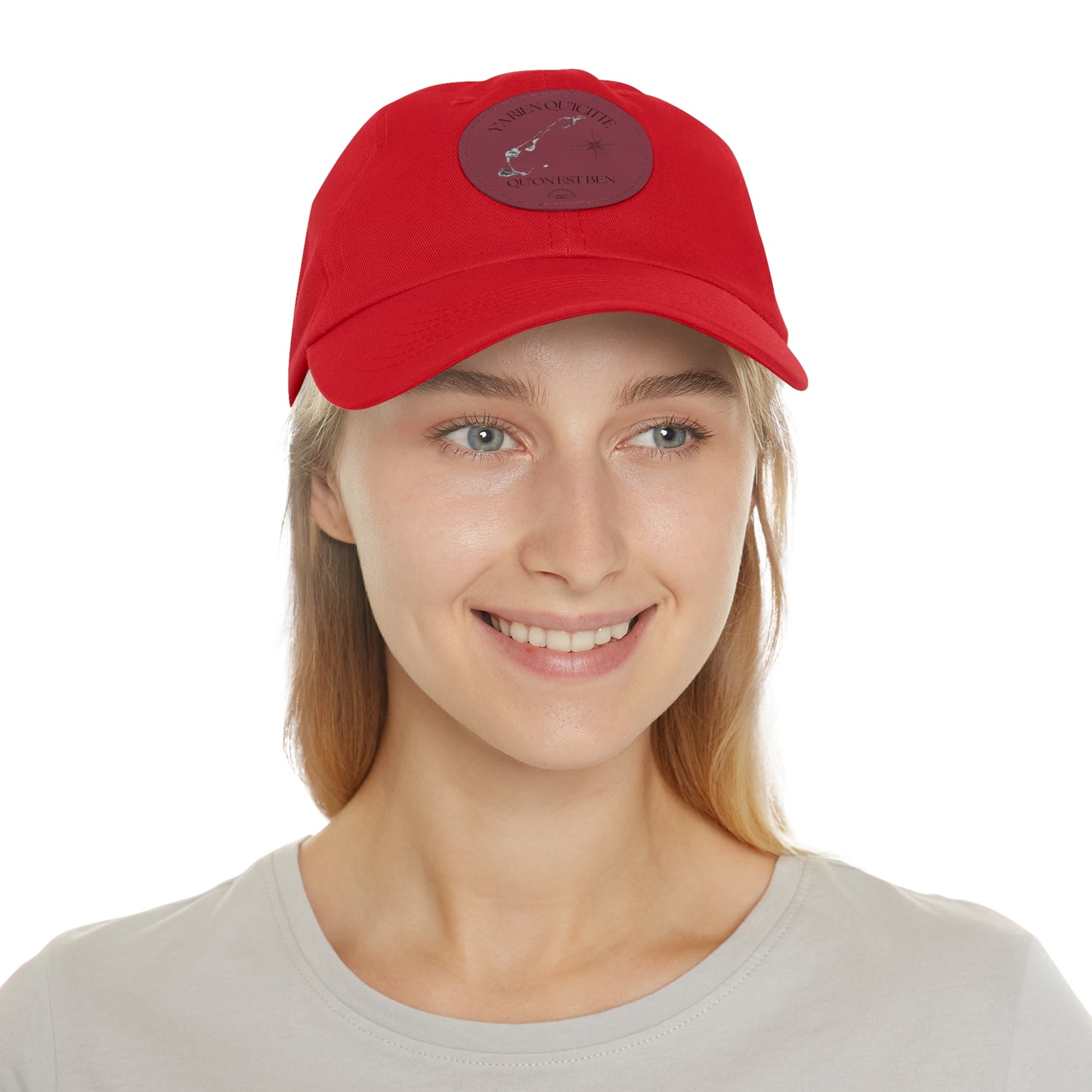 Adventure Dad Hat with Leather Patch - Perfect for Outdoor Enthusiasts - Crée_ation Nature DC