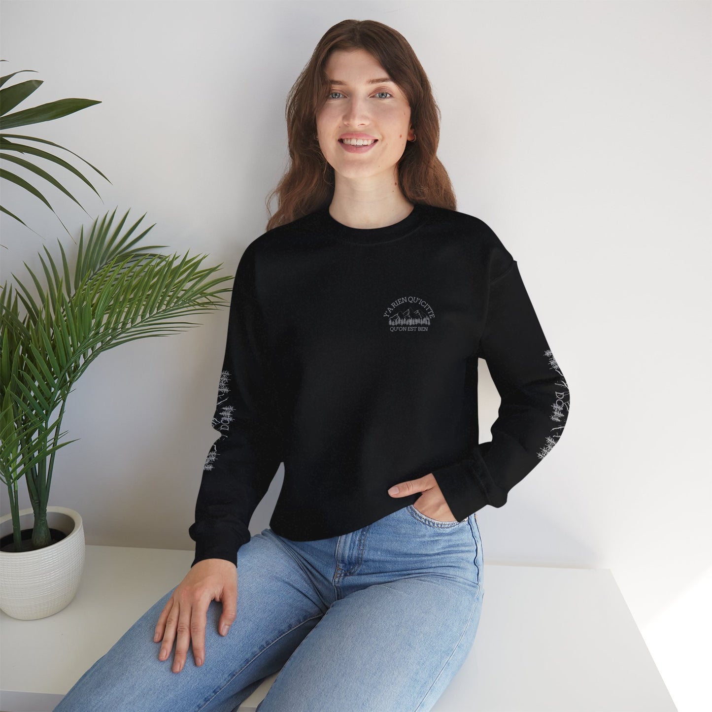 sweat-shirt unisexe à col rond ultime – Cozy Outerwear with Graphic Design