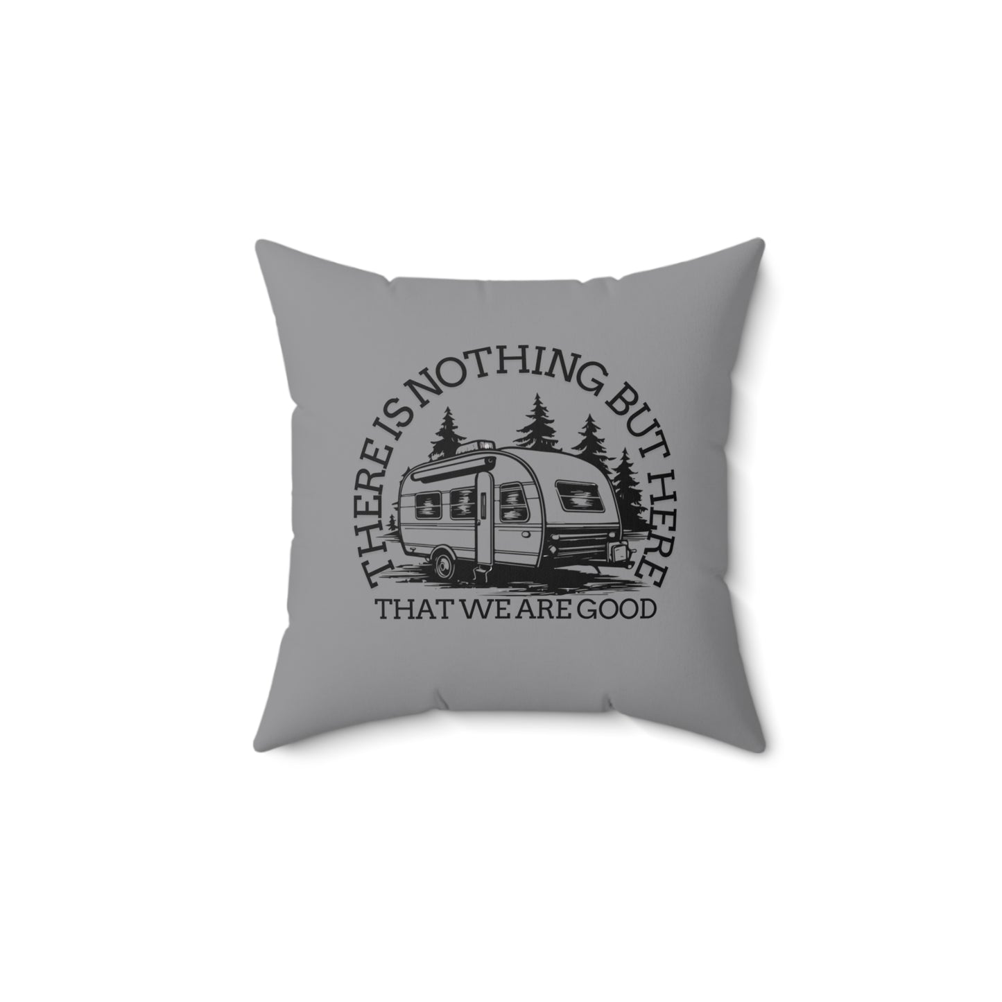 Vintage Camper Throw Pillow - Perfect for Nature Lovers- Crée_ation Nature DC