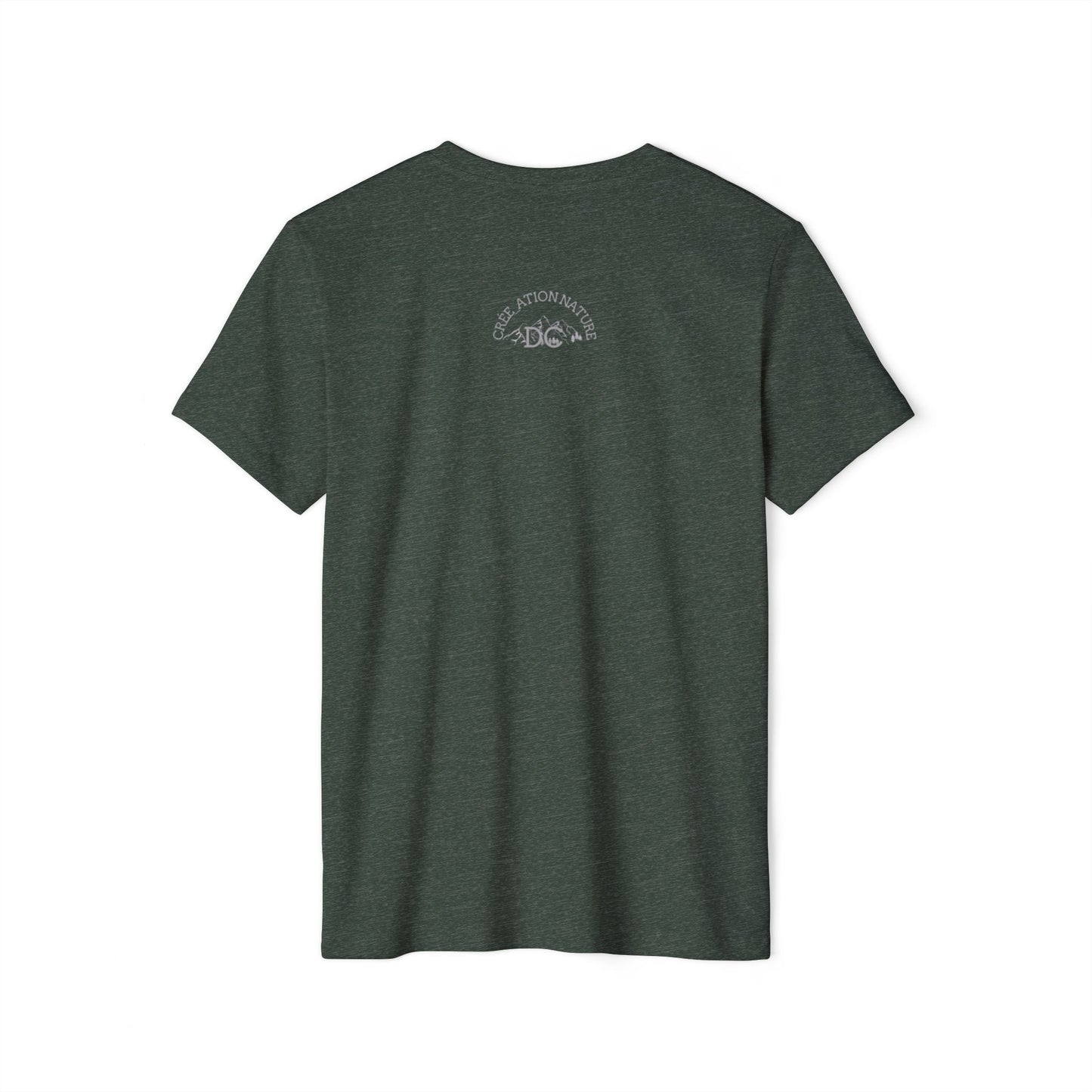 Eco-Friendly Mountain Vibes T-Shirt | Unisex Organic Tee for Nature Lovers -Crée_ation Nature DC