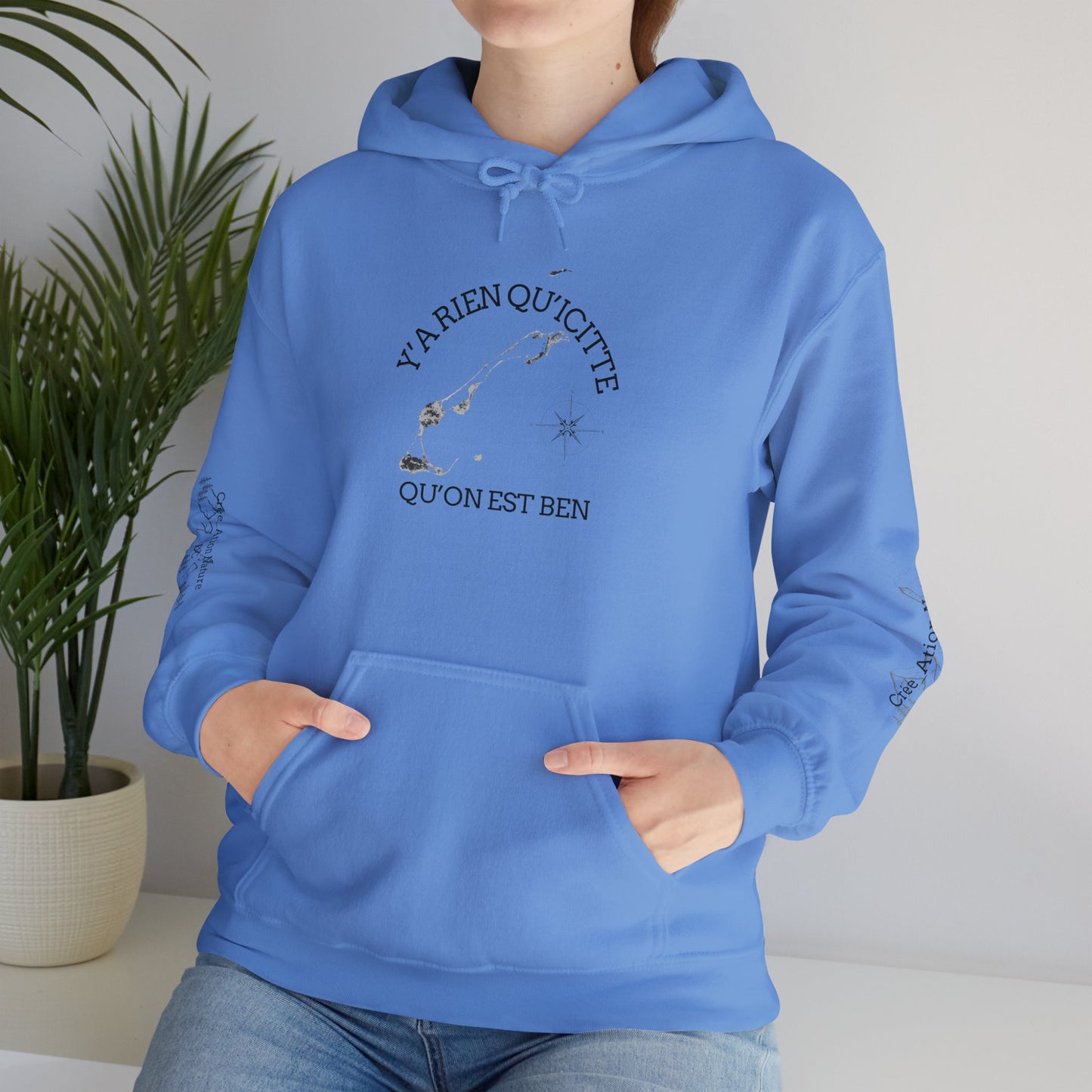 sweats a capuche -Inspirational Quote Unisex Hoodie - Cozy Heavy Blend Sweatshirt - Crée_ation Nature DC