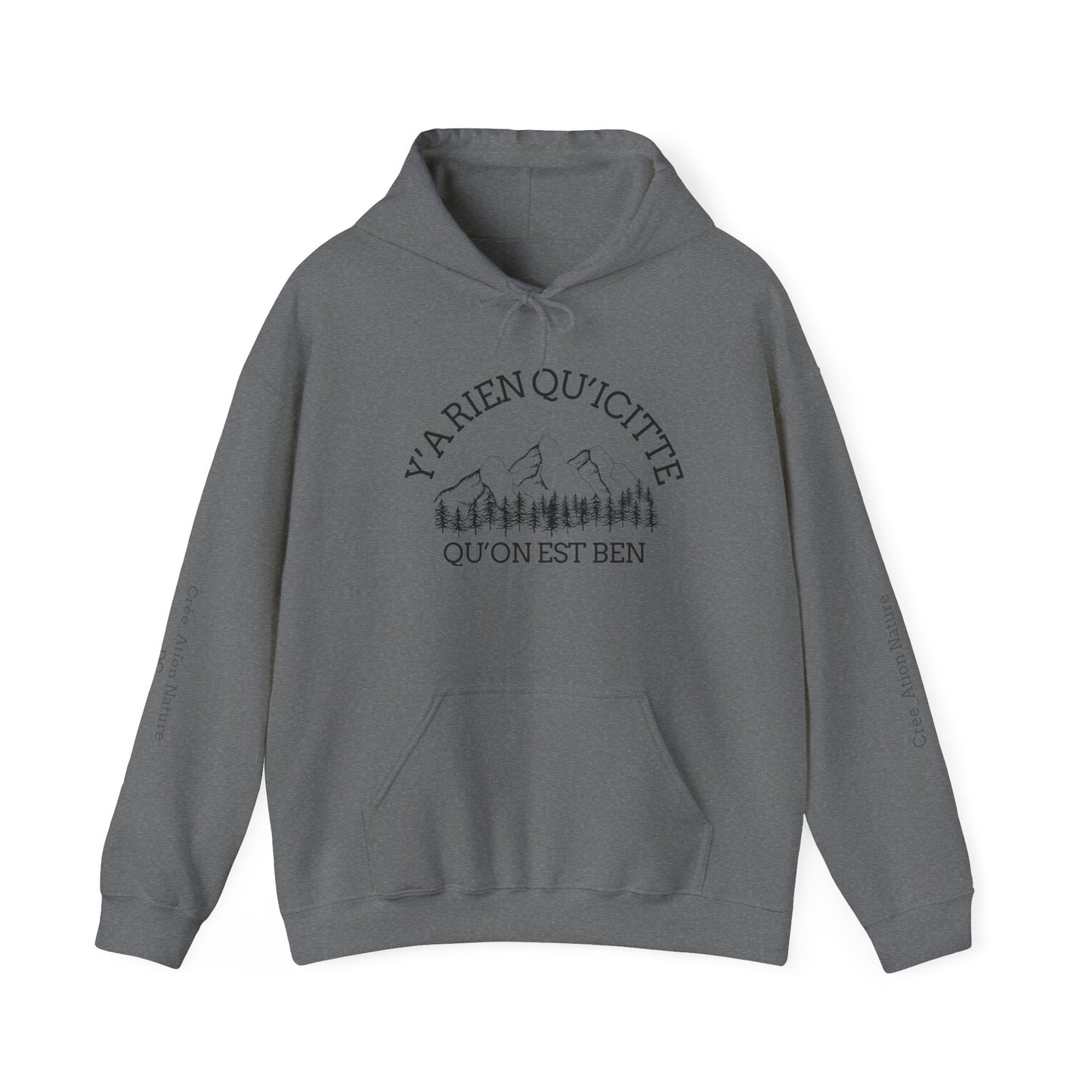 Sweats a capuche Cozy Unisex Hooded Sweatshirt with Nature-Inspired Design-Cree_ation Nature DC