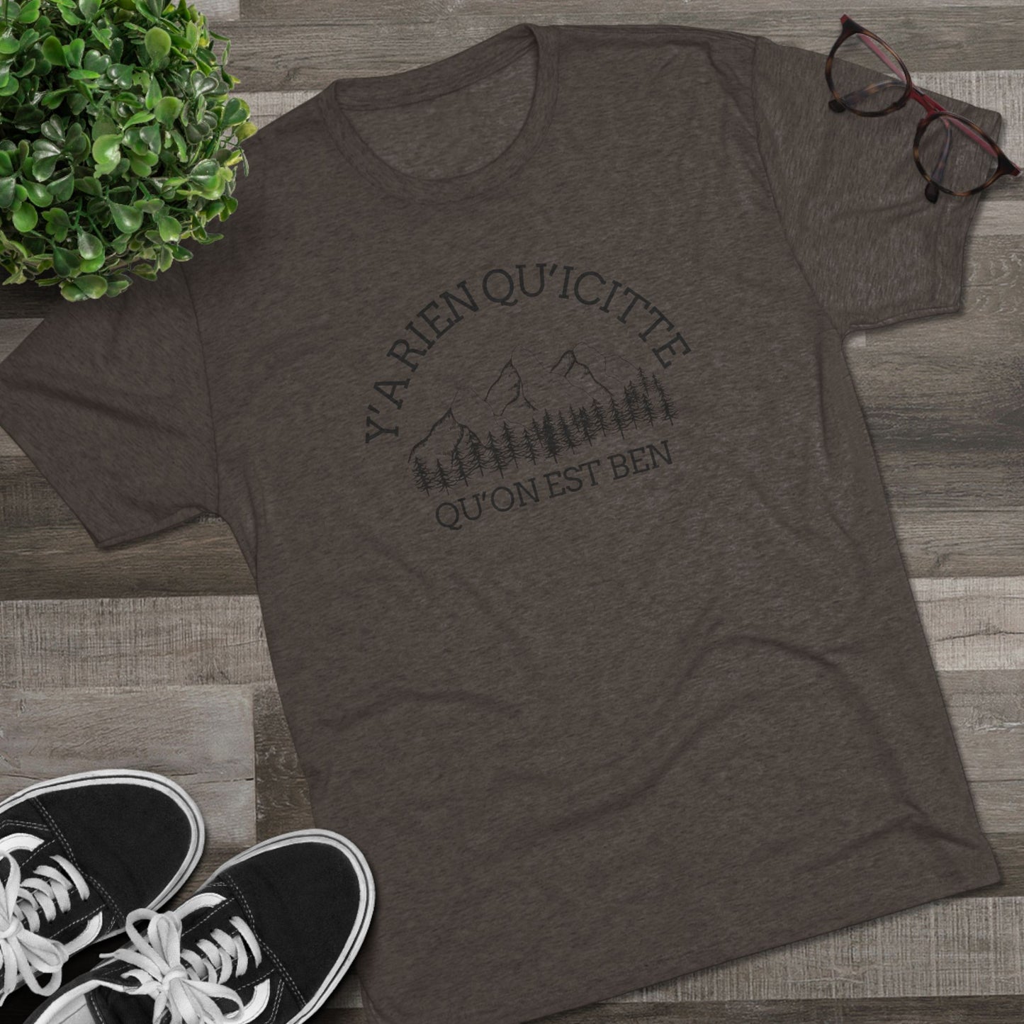 Unisex Tri-Blend Crew Tee - Nature Quote Graphic T-Shirt for Outdoor Enthusiasts - Crée_ation Nature DC
