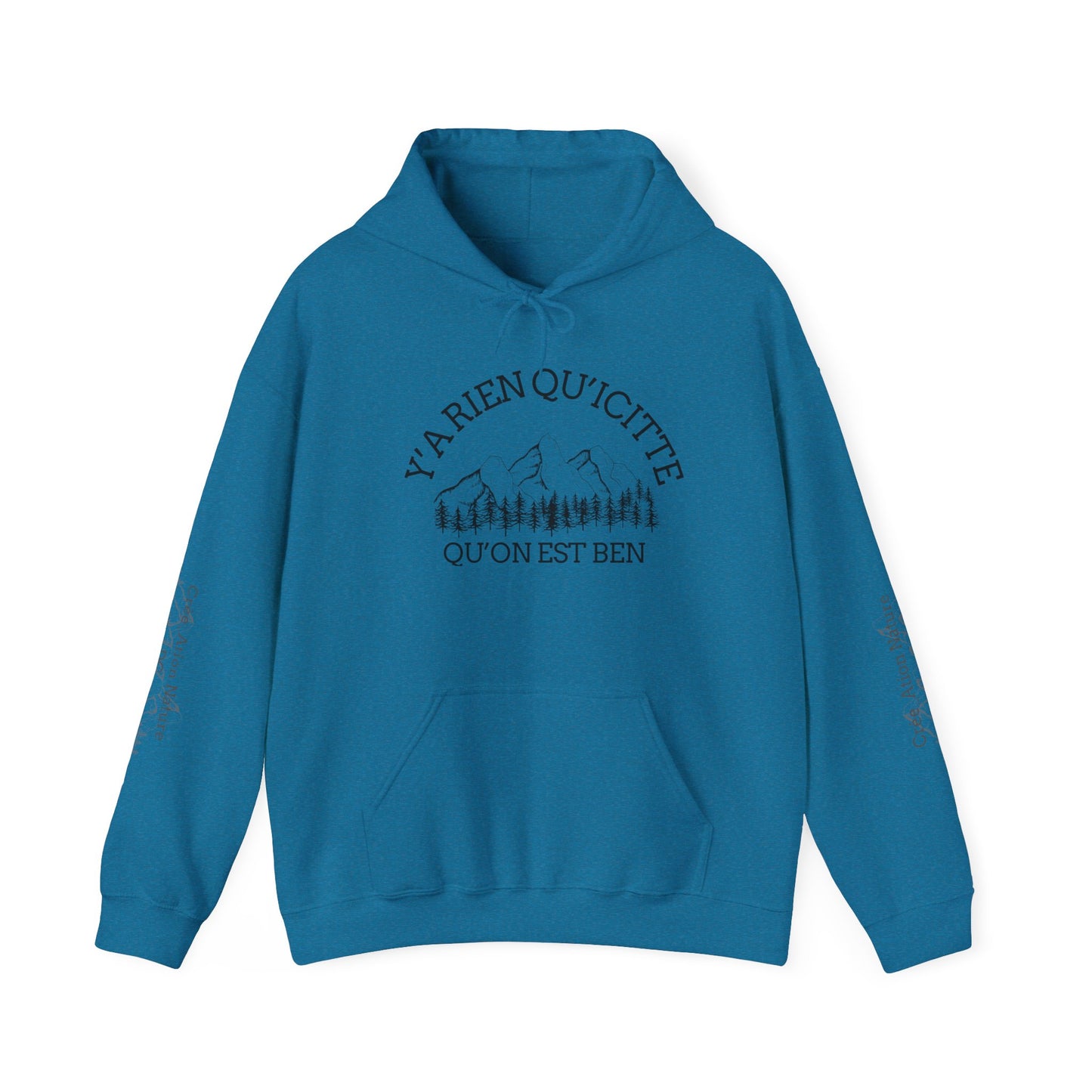 Sweats a capuche Cozy Unisex Hooded Sweatshirt with Nature-Inspired Design-Cree_ation Nature DC