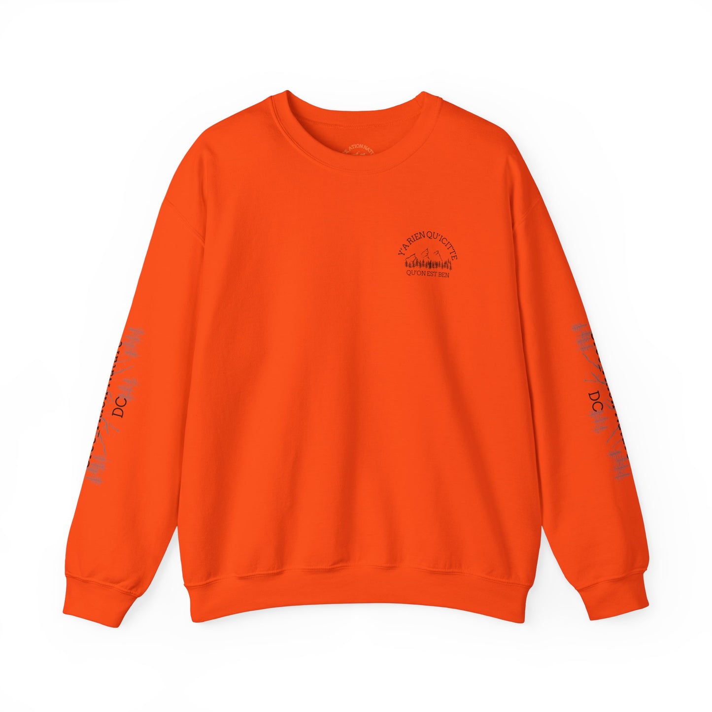 sweat-shirt à col rond confortable - Perfect for Casual Outings & Holidays Cree_Ation Nature DC