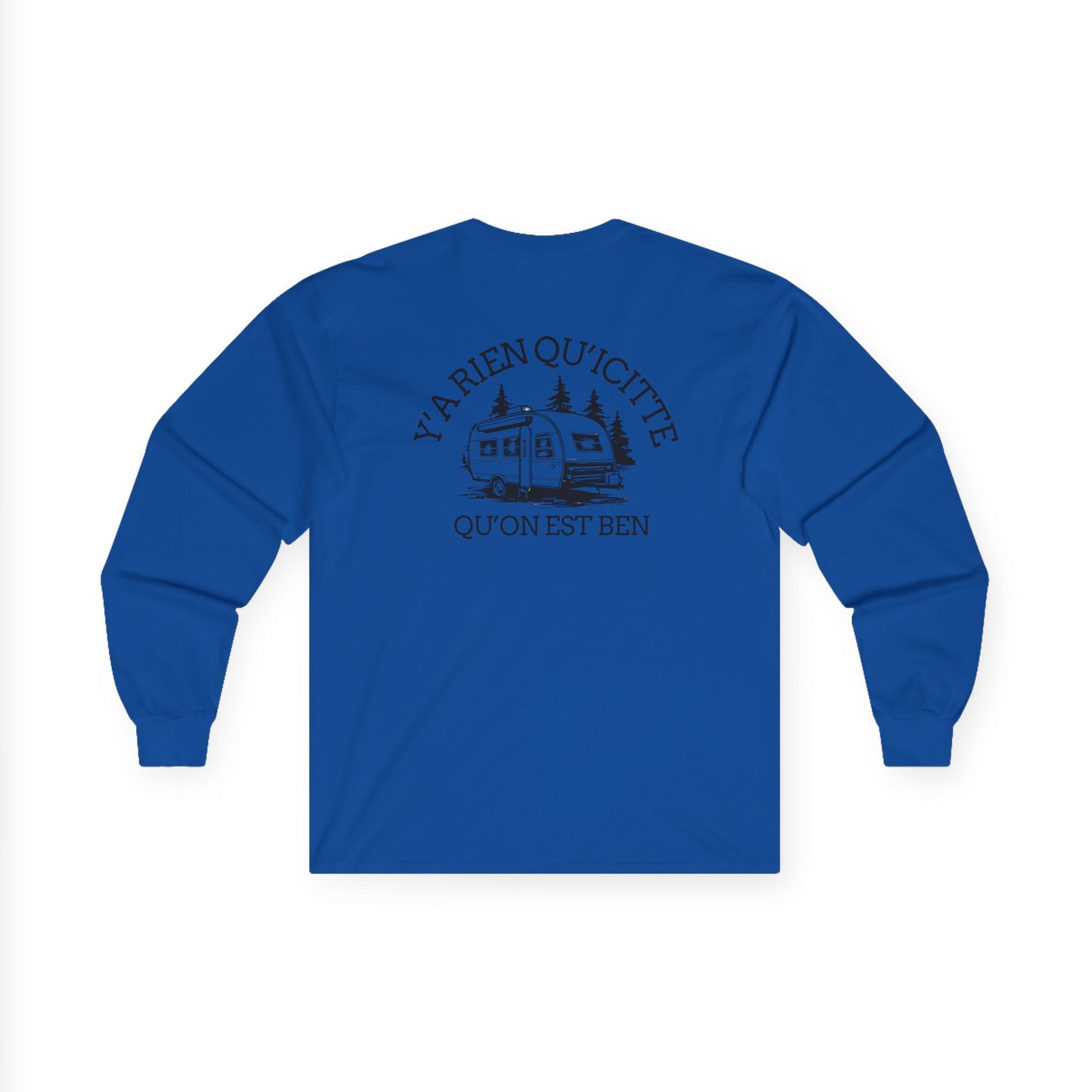 Unisex Long Sleeve Tee - RV Adventure Graphic Shirt for Nature Lovers -Crée_ation Nature DC