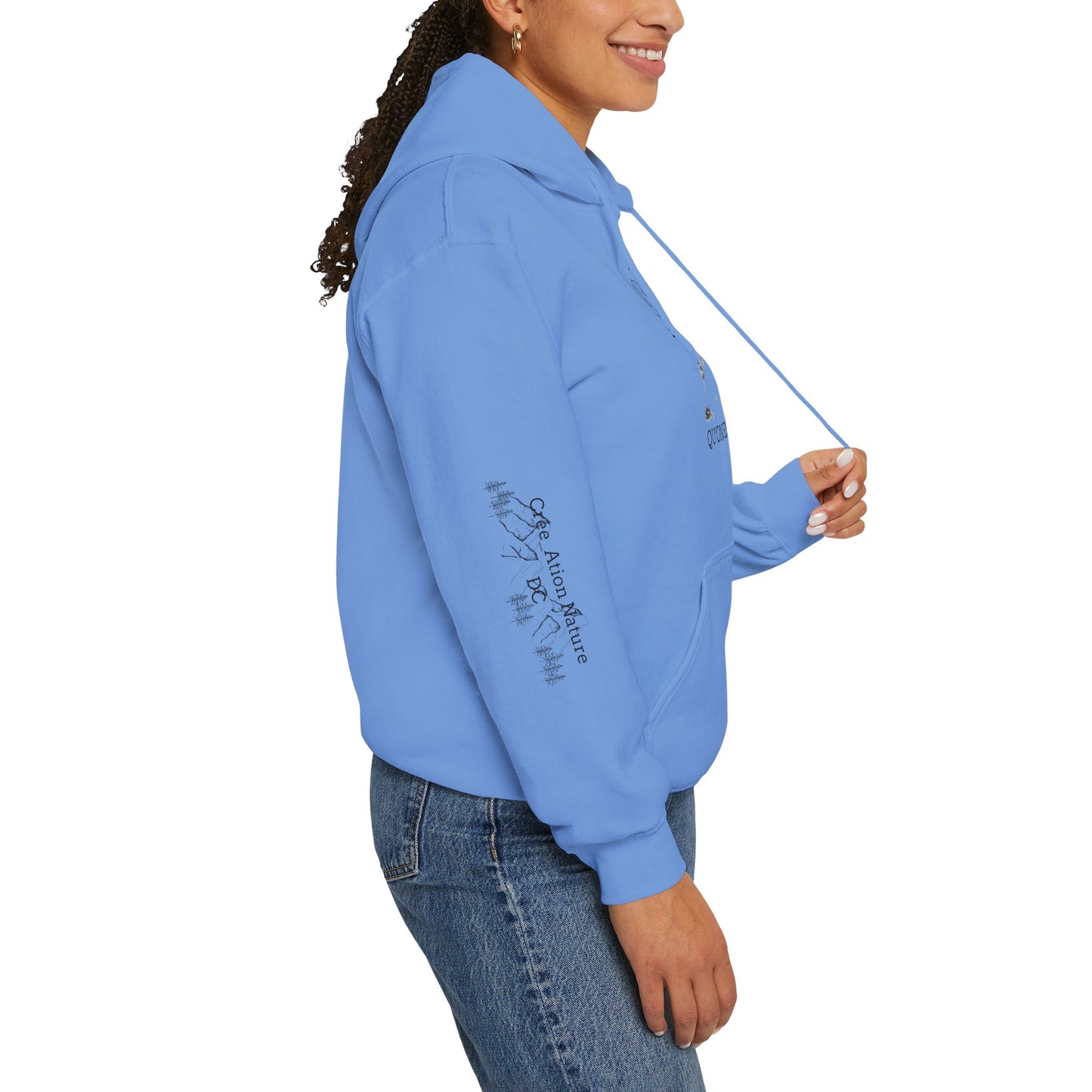 sweats a capuche -Inspirational Quote Unisex Hoodie - Cozy Heavy Blend Sweatshirt - Crée_ation Nature DC