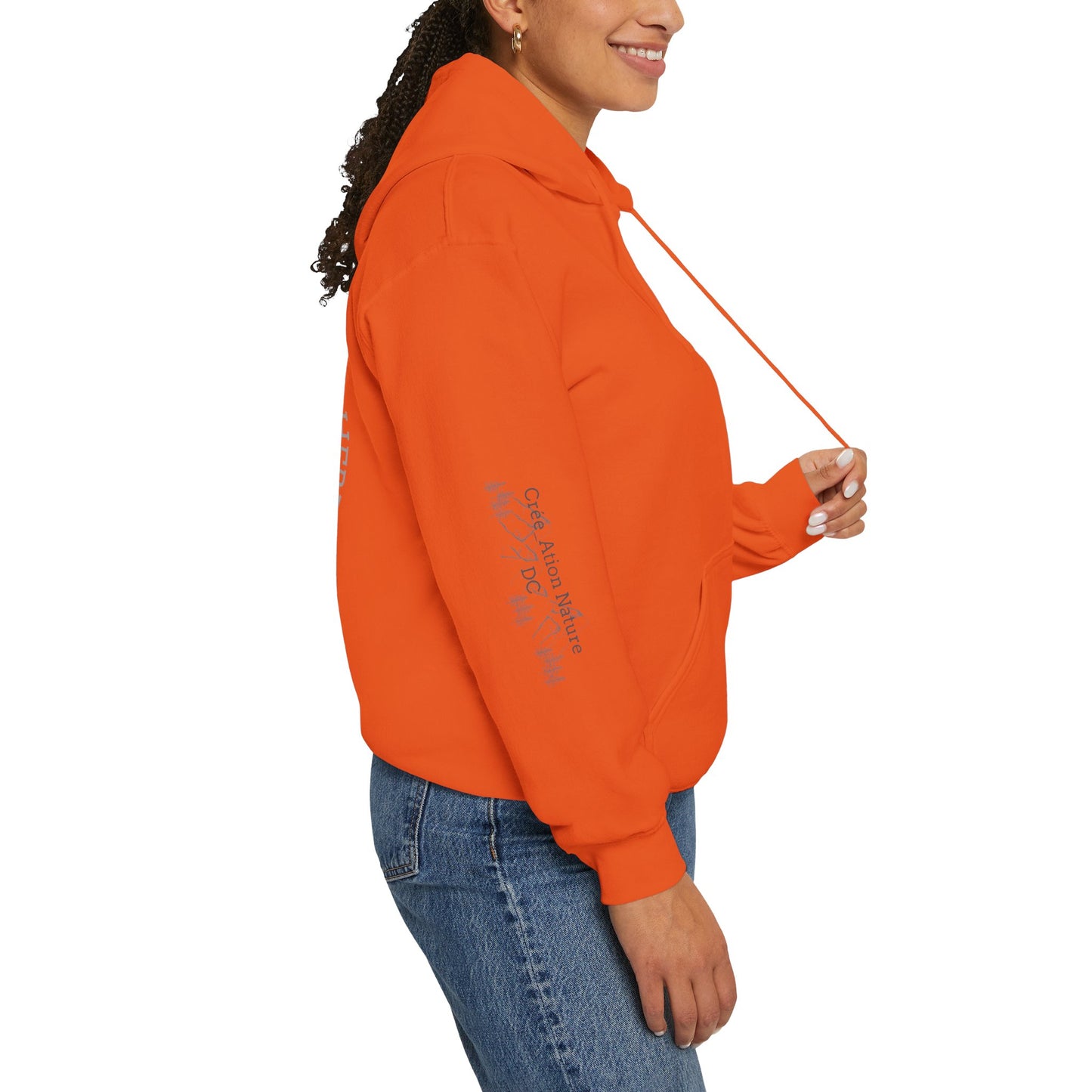 Inspirational Camping Hoodie - Unisex Heavy Blend™ Sweatshirt with Nature Design