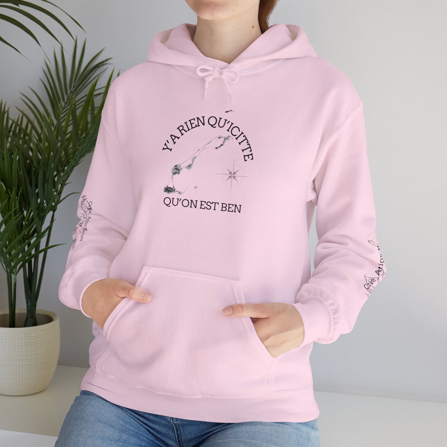 sweats a capuche -Inspirational Quote Unisex Hoodie - Cozy Heavy Blend Sweatshirt - Crée_ation Nature DC