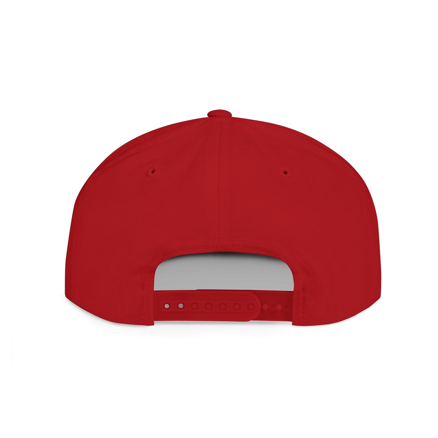 Inspirational Quote Flat Bill Snapback Hat - 'Ya Rien Qu'citte Qu'on Est Ben' -Crée_ation Nature DC