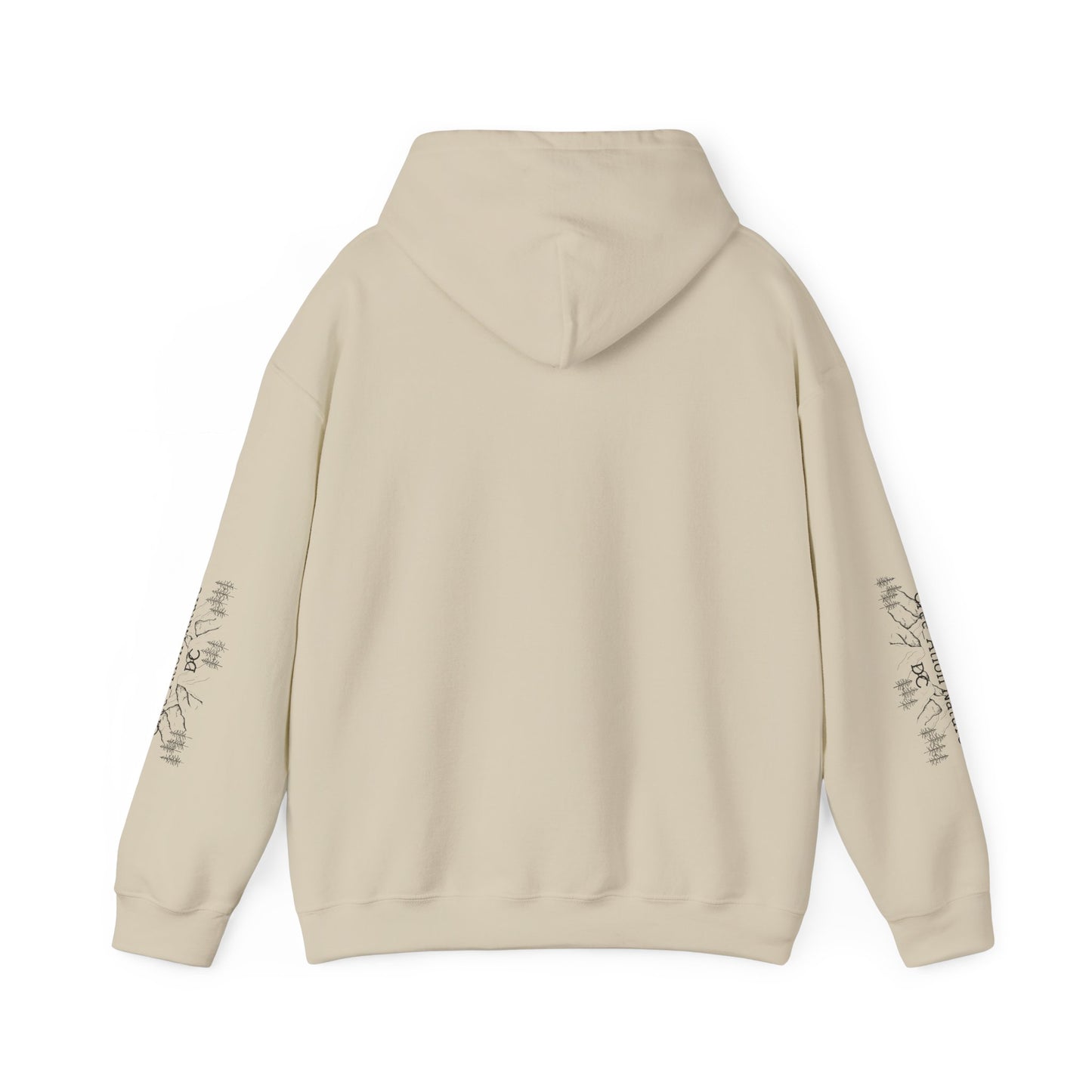 hoodie - Cozy Adventure Hooded Sweatshirt - ‘Ya Rien Qu’Quitté Qu’on Est Ben’ Design
