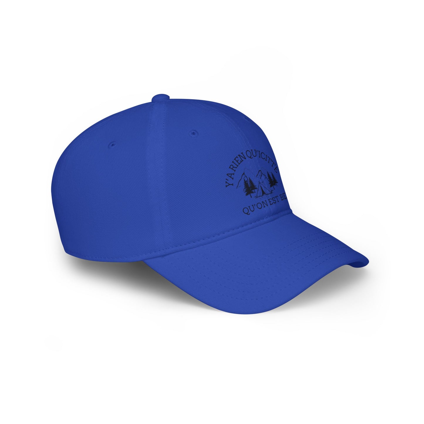 Adventure-Ready Low Profile Baseball Cap with Inspirational Quote-Crée_ation Nature DC