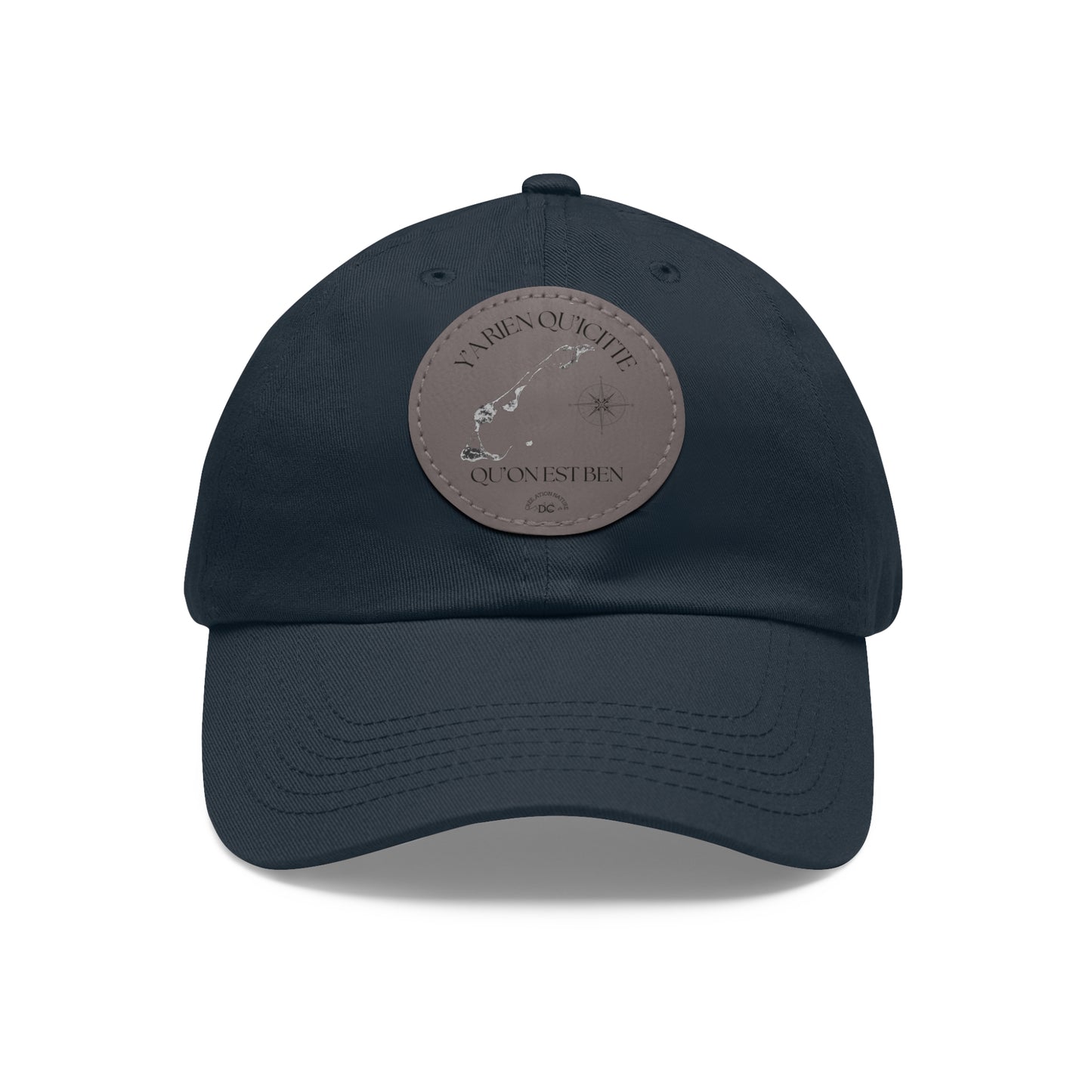 Adventure Dad Hat with Leather Patch - Perfect for Outdoor Enthusiasts - Crée_ation Nature DC