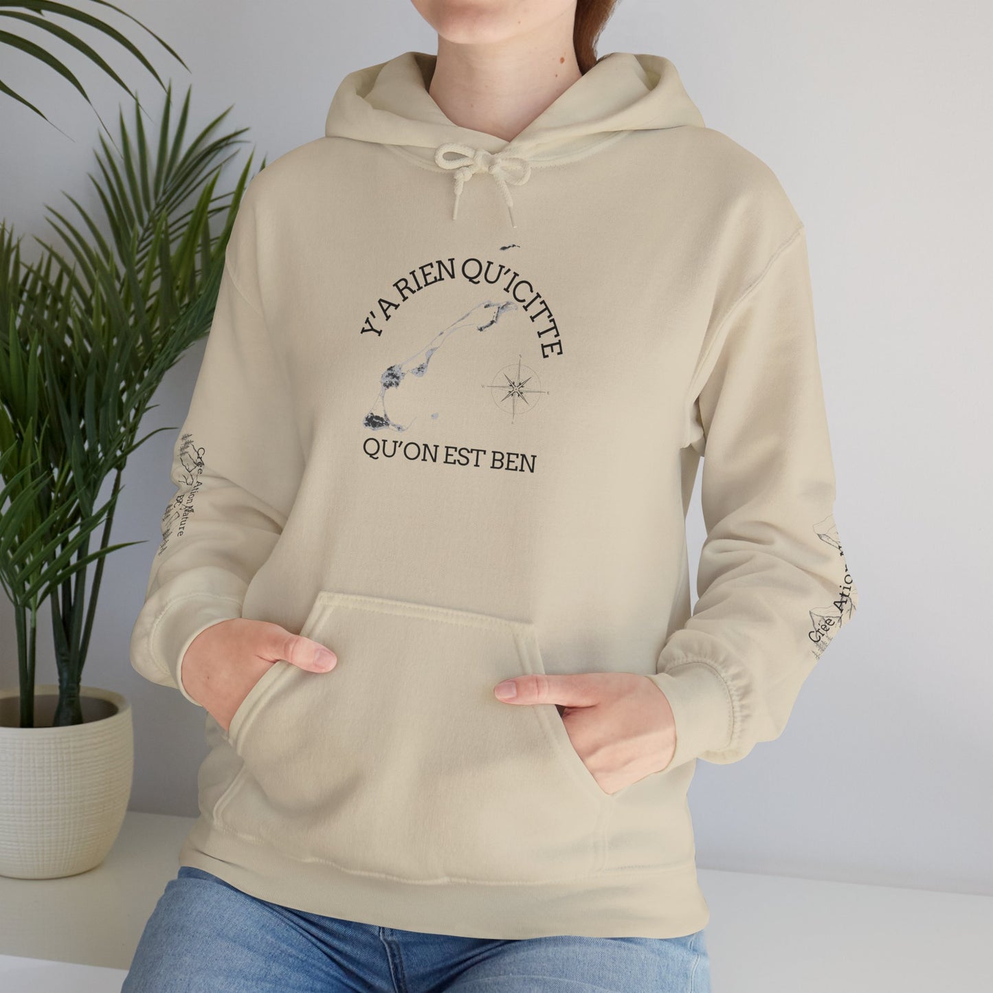 sweats a capuche -Inspirational Quote Unisex Hoodie - Cozy Heavy Blend Sweatshirt - Crée_ation Nature DC