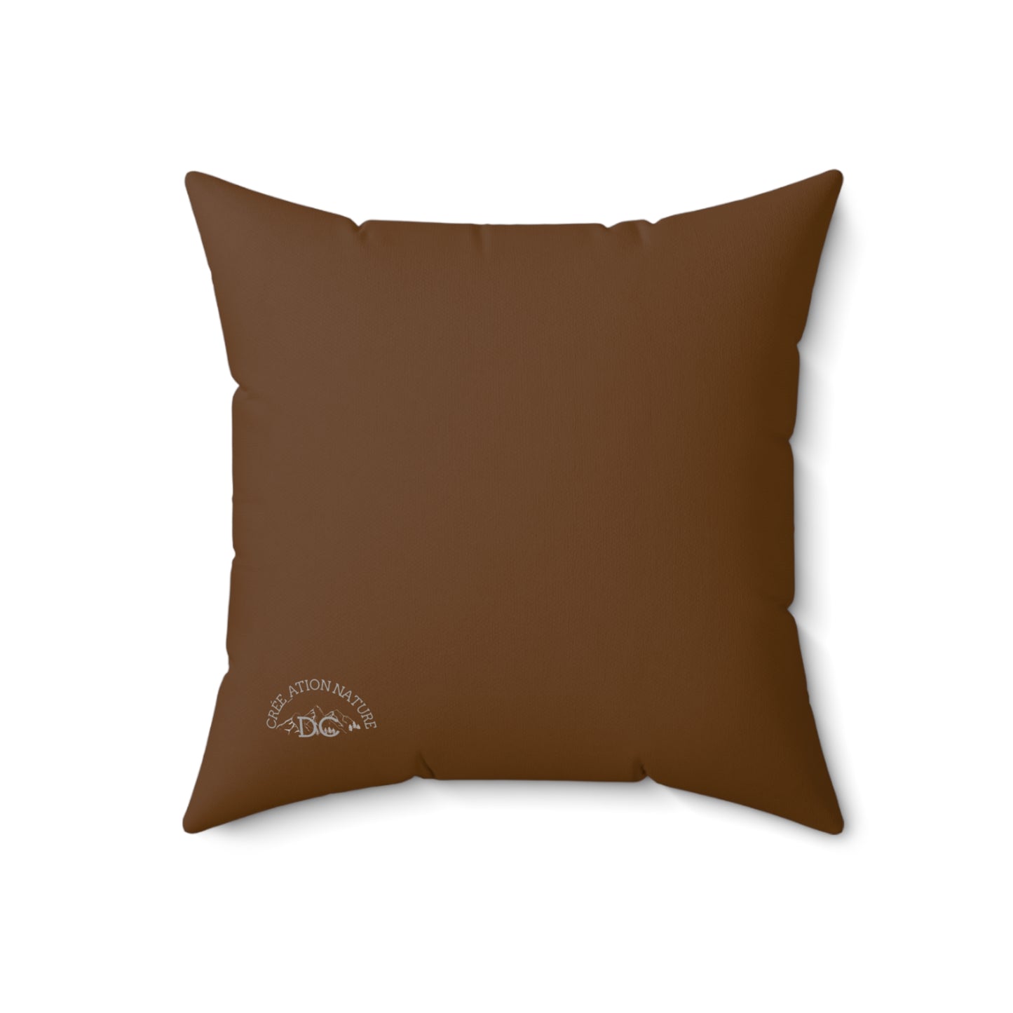 Cozy Outdoor Quote Pillow - Y'a rien qu'citte qu'on est ben - Crée_ation Nature DC