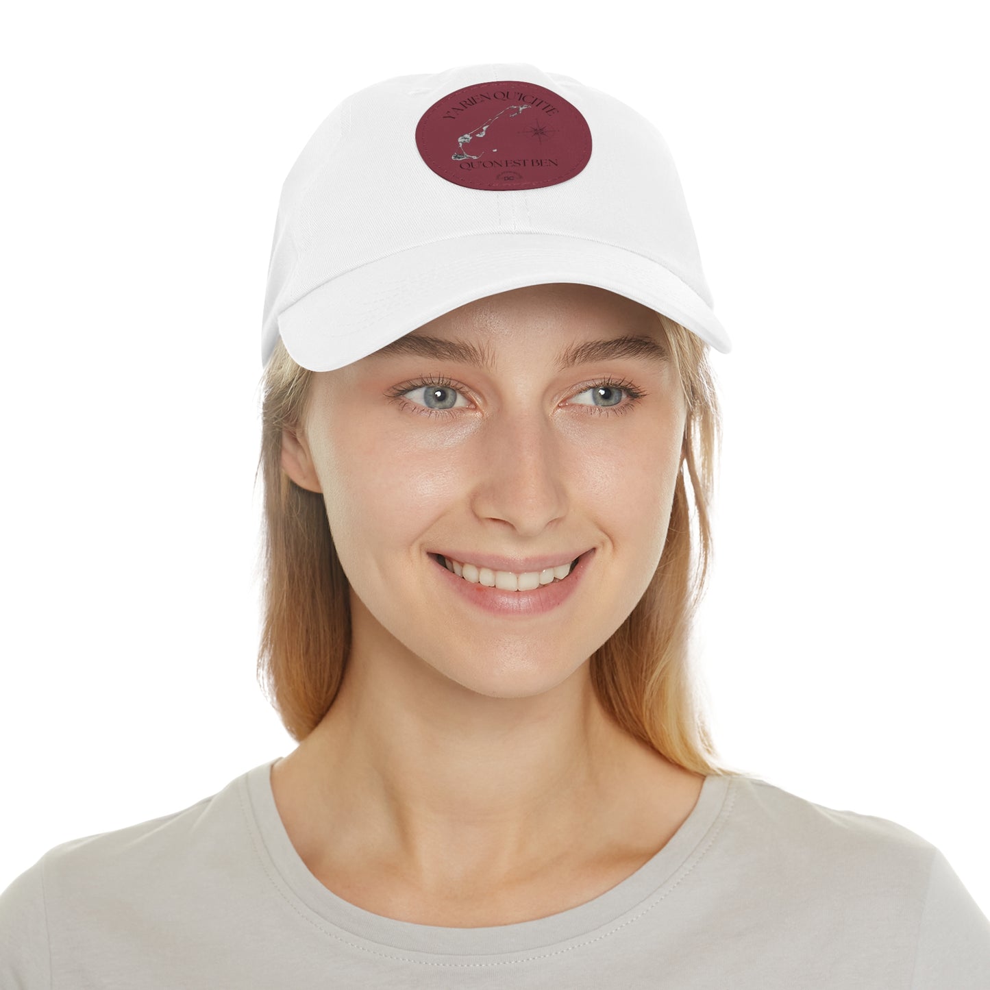 Adventure Dad Hat with Leather Patch - Perfect for Outdoor Enthusiasts - Crée_ation Nature DC