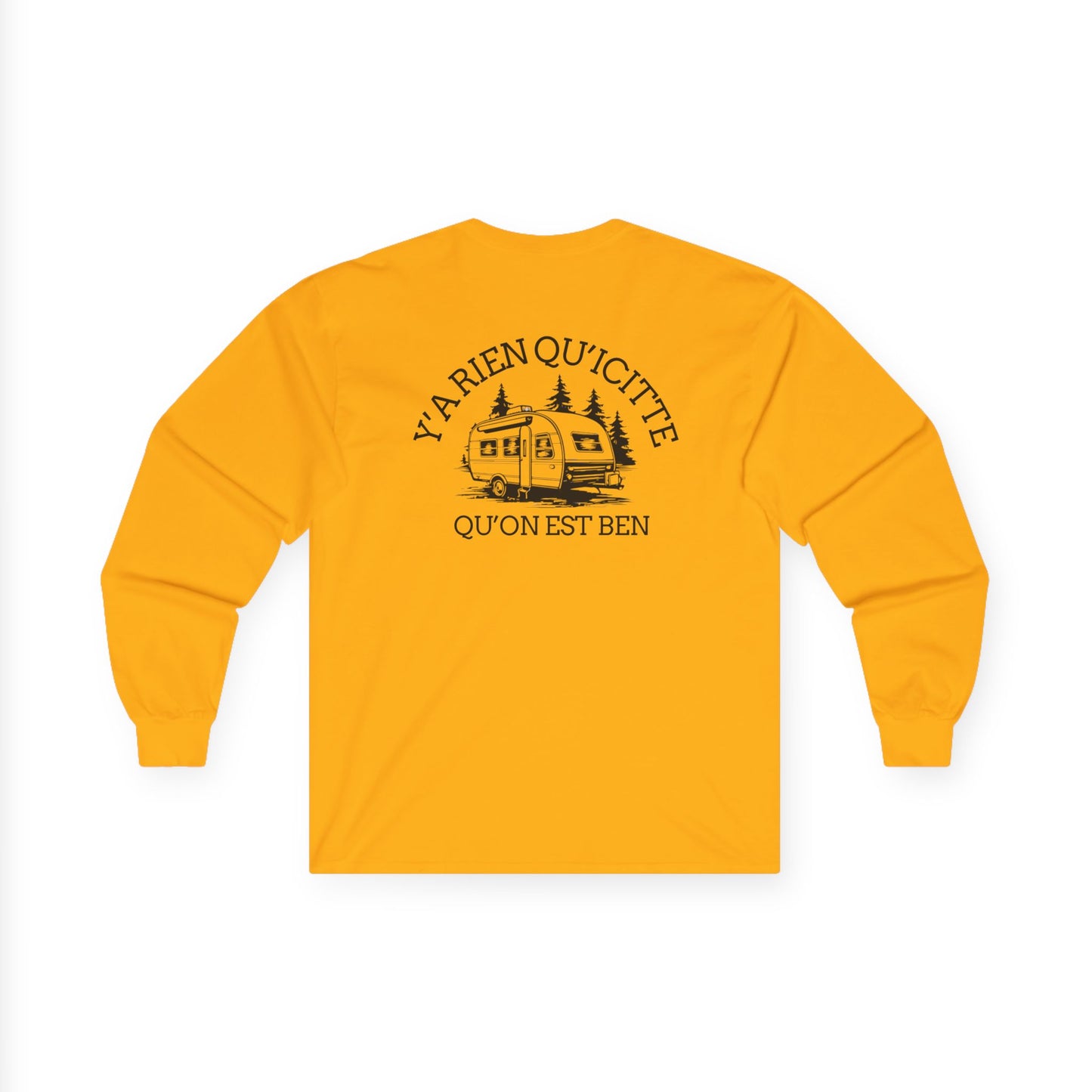 Unisex Long Sleeve Tee - RV Adventure Graphic Shirt for Nature Lovers -Crée_ation Nature DC