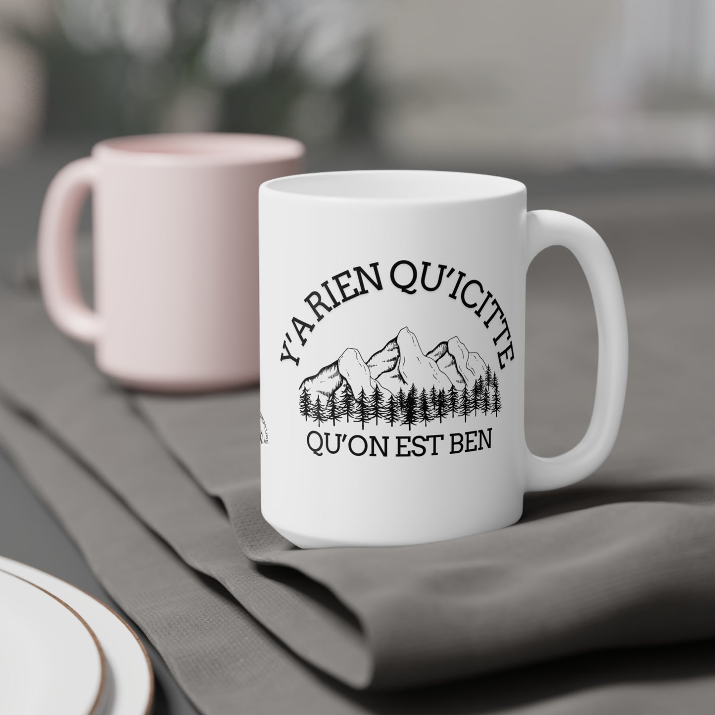 tasse a café montagne , Mountain Vibes Ceramic Mug - 11oz, 15oz, 20oz - Perfect Gift for Nature Lovers- Crée_ation Nature DC