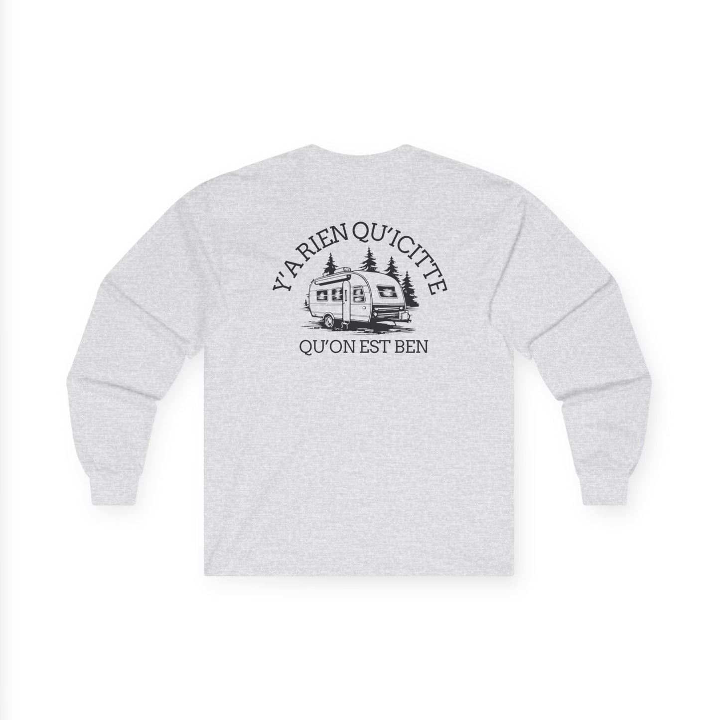 Unisex Long Sleeve Tee - RV Adventure Graphic Shirt for Nature Lovers -Crée_ation Nature DC