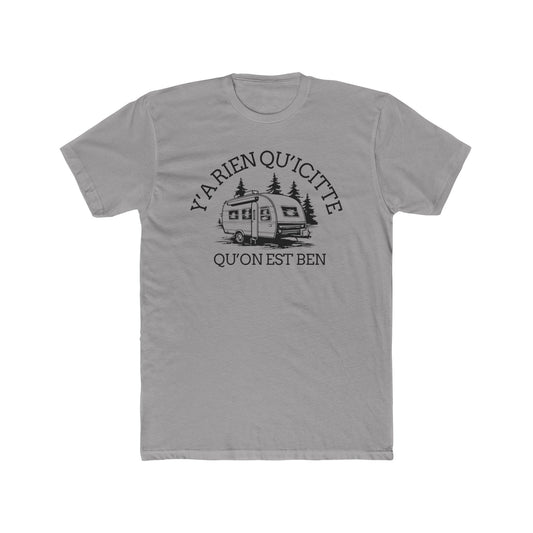 Unisex Cotton Crew Tee - Vintage RV Adventure T-Shirt -Crée_ation Nature DC