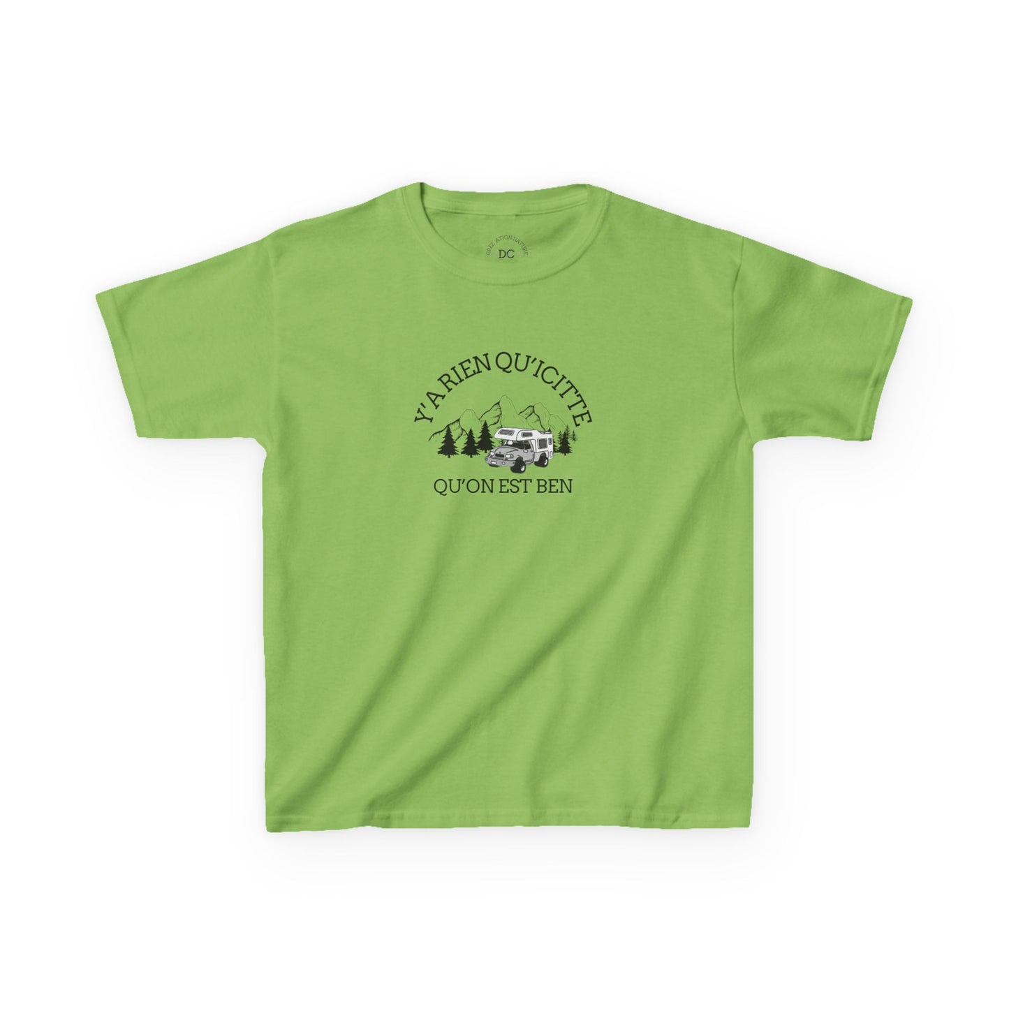 t-shirt en coton™ épais pour enfants- Adventure Awaits Kids Tee - Crée_Ation Nature DC