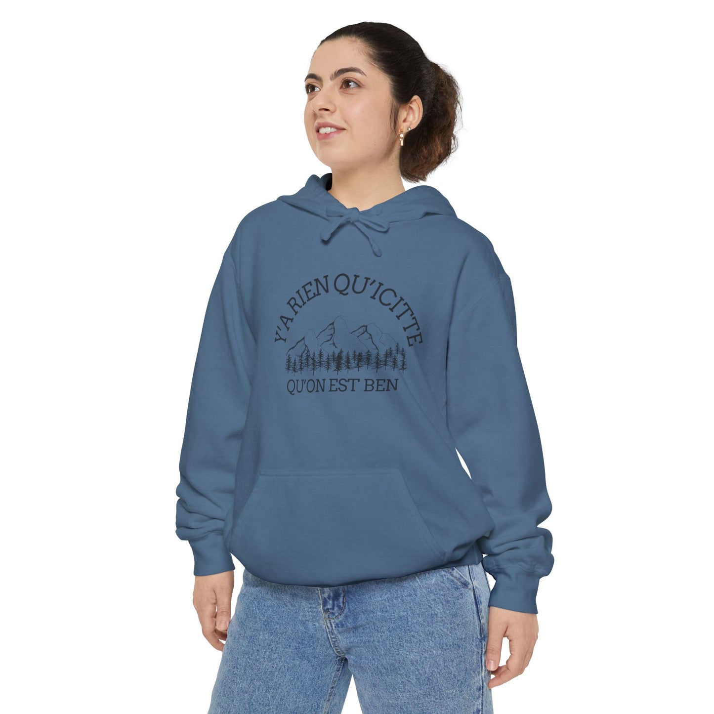 Sweats à capuche  Cozy Unisex Garment-Dyed Hoodie - Nature Inspired Design - Crée_ation Nature DC