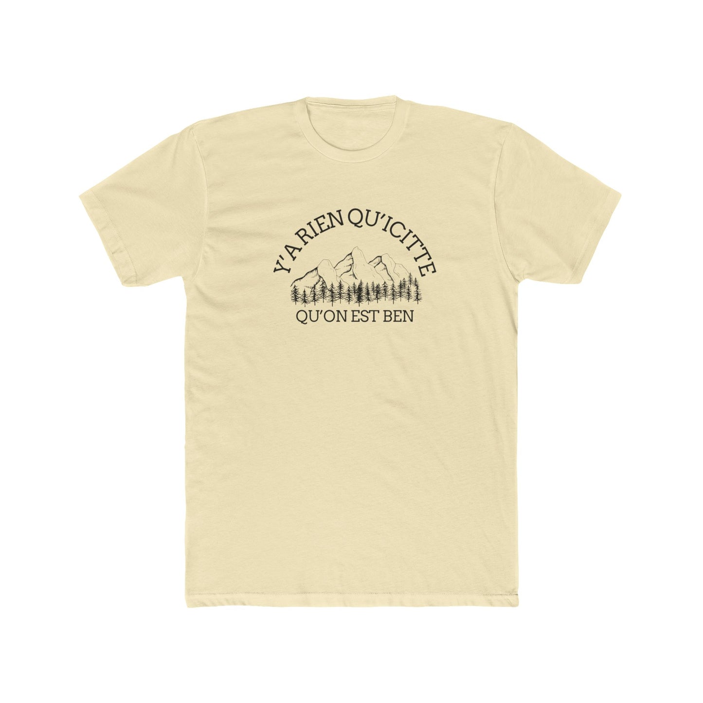 Unisex Cotton Crew Tee - Alpine Adventure Quote Tee - Crée_ation Nature DC
