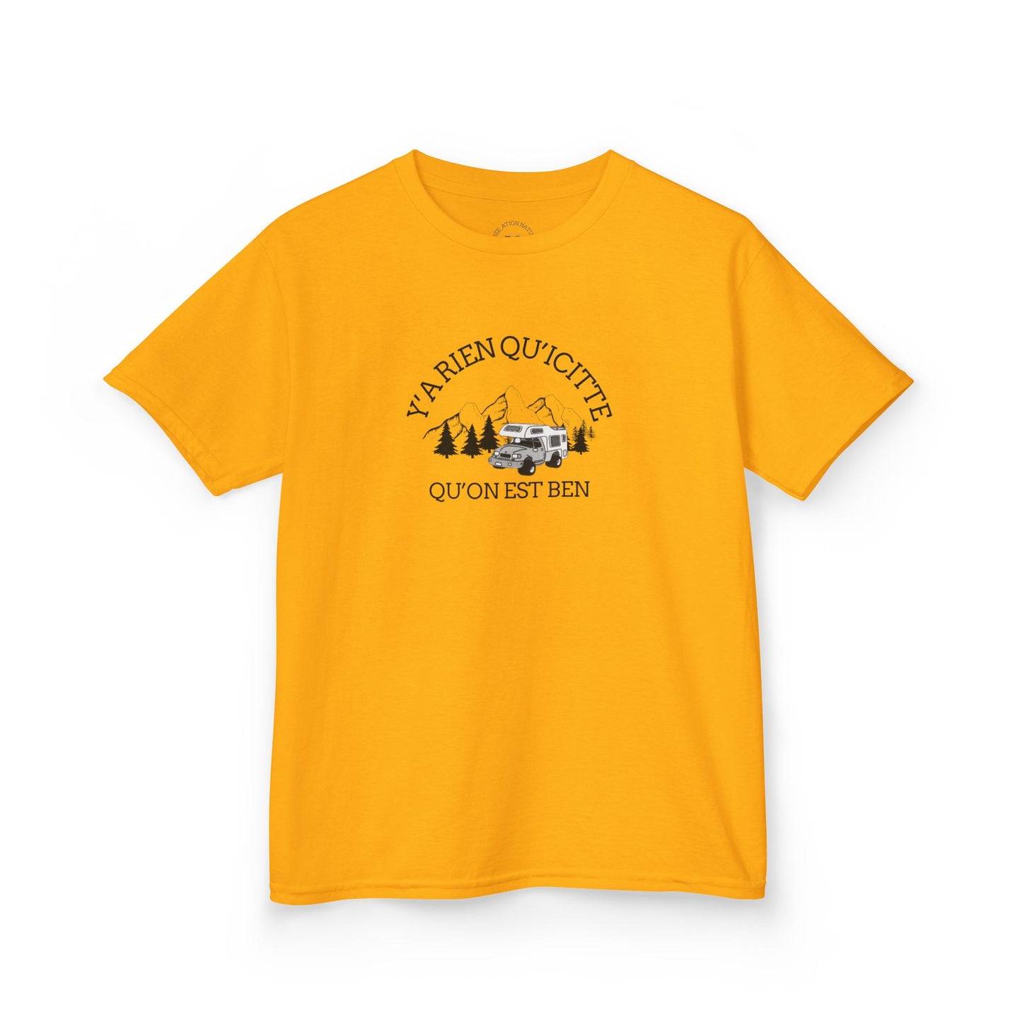t-shirt en coton™ épais pour enfants- Adventure Awaits Kids Tee - Crée_Ation Nature DC