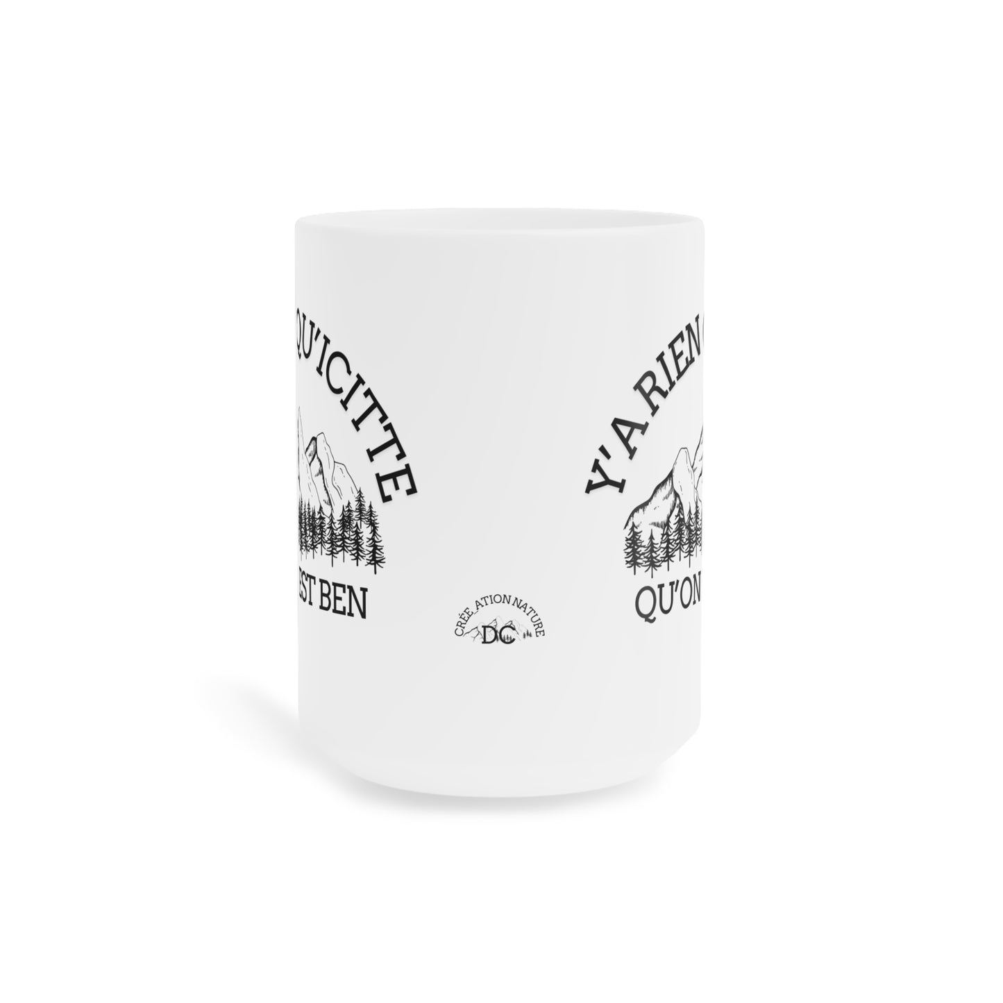tasse a café montagne , Mountain Vibes Ceramic Mug - 11oz, 15oz, 20oz - Perfect Gift for Nature Lovers- Crée_ation Nature DC