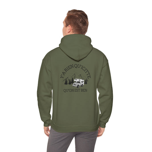 Sweats a capuche Unisex Heavy Blend™ Hooded Sweatshirt - Cozy Adventure Vibes - Perfect for Outdoor Lovers-Crée_ation Nature DC