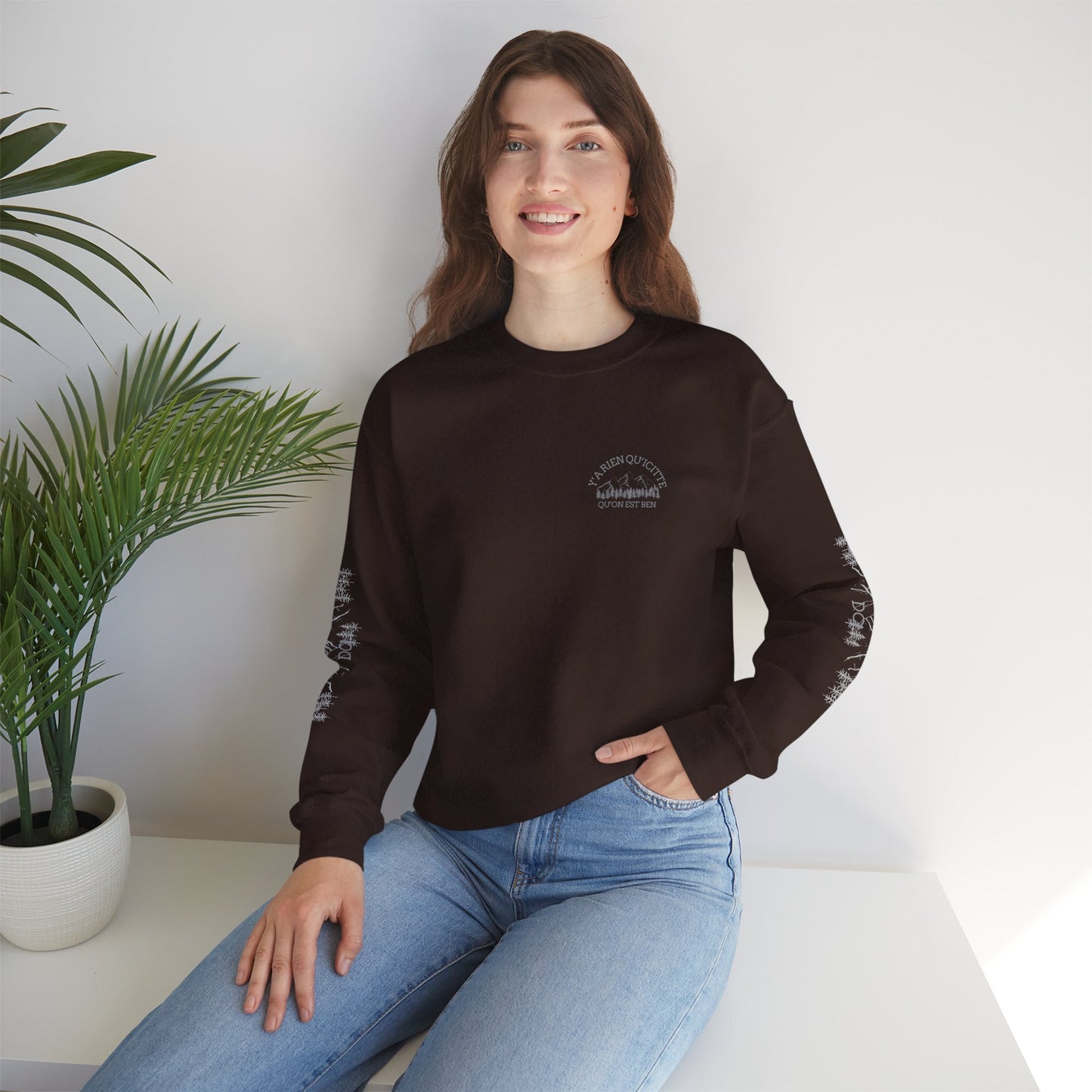 sweat-shirt unisexe à col rond ultime – Cozy Outerwear with Graphic Design