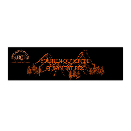 autocollants de pare-chocs vibrants ! - Nature Inspired Car Decal for Outdoor Enthusiasts