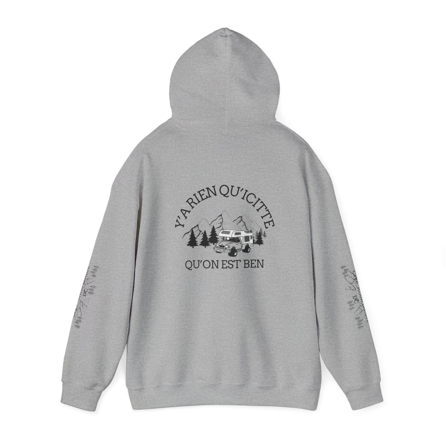 Sweats a capuche Unisex Heavy Blend™ Hooded Sweatshirt - Cozy Adventure Vibes - Perfect for Outdoor Lovers-Crée_ation Nature DC