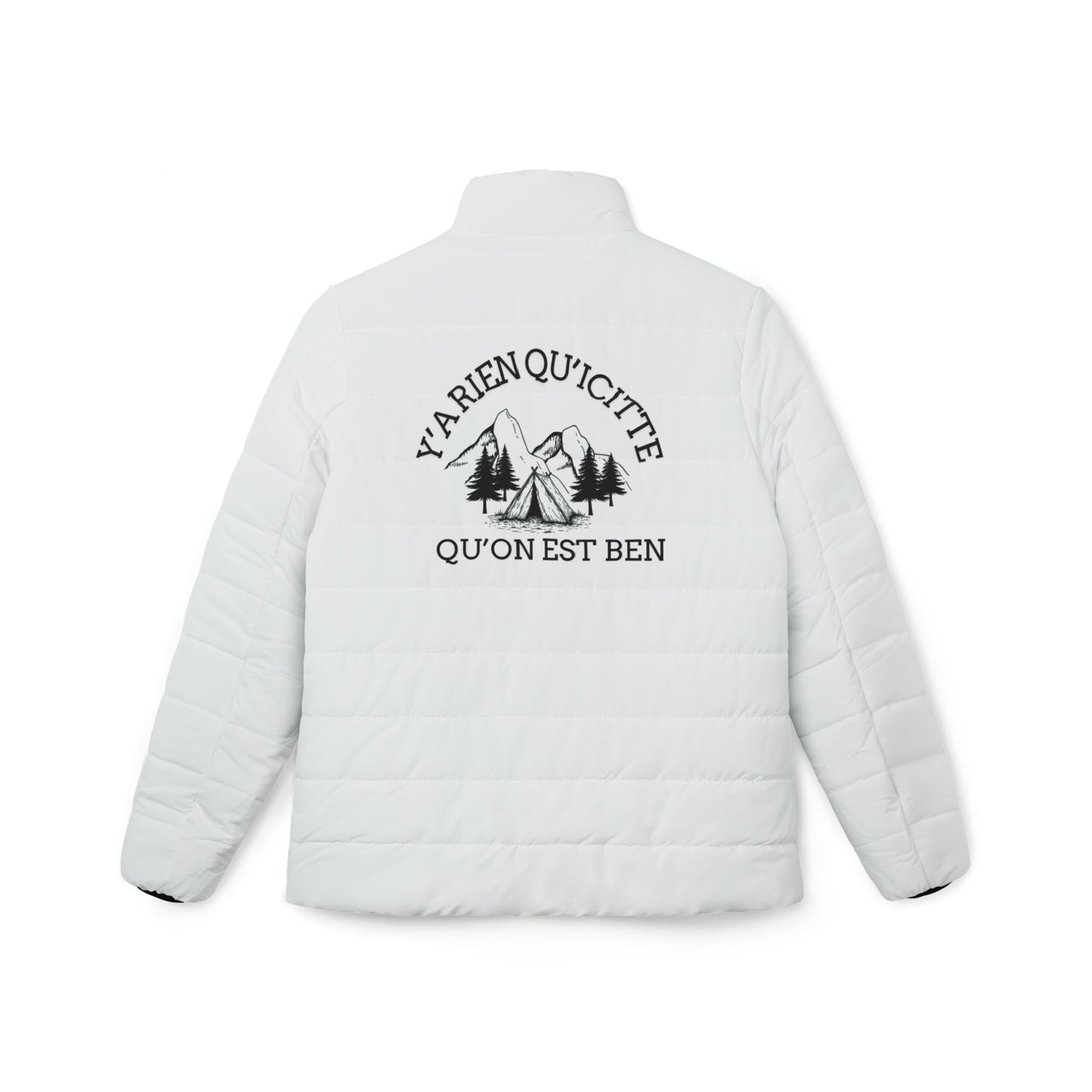 Women's Cozy Puffer Jacket with Outdoor Adventure Design-Crée_ation Nature DC