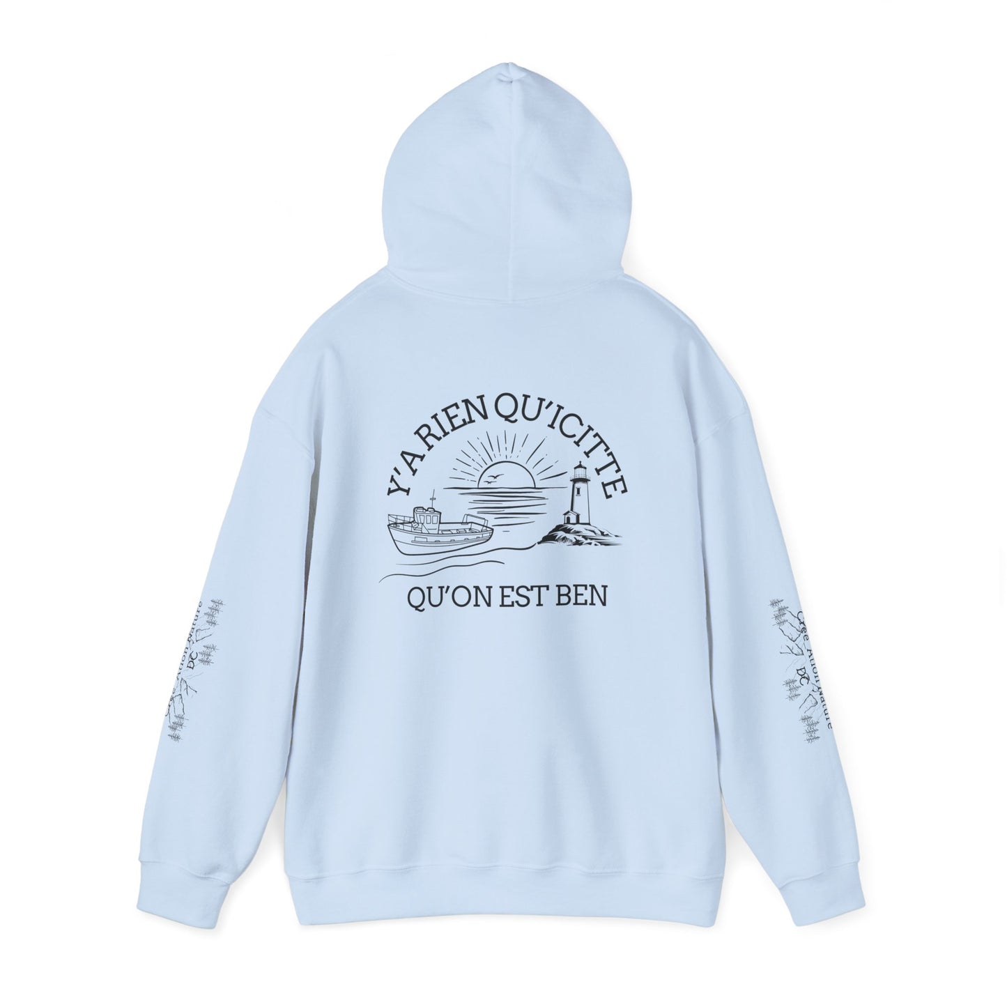 sweats a capuche Unisex Heavy Blend™ Hooded Sweatshirt - Coastal Vibes Graphic - Crée_ation Nature DC