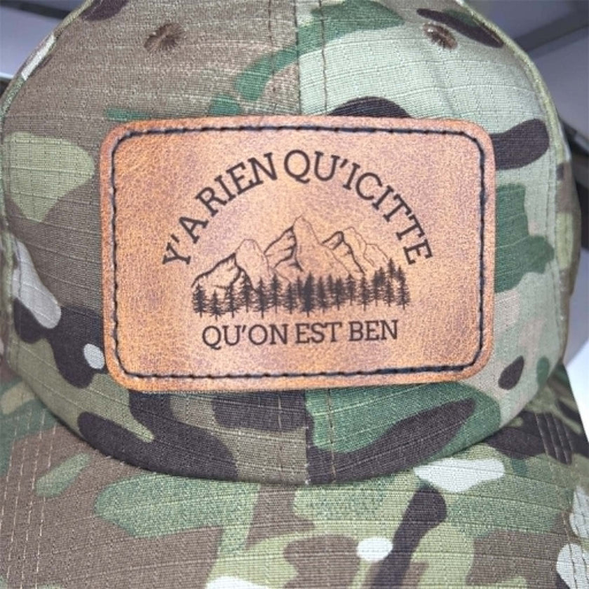 Casquette à patch interchangeable – Crée_Ation Nature DC