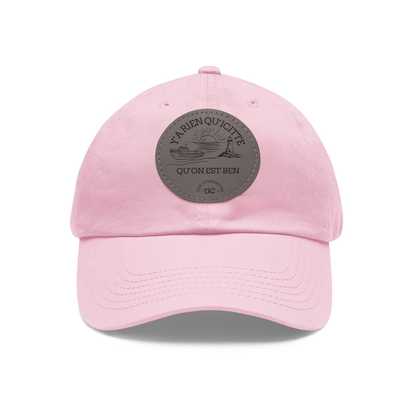 Casual Dad Hat with Leather Patch - Perfect Gift for Dads Crée_ation Nature DC