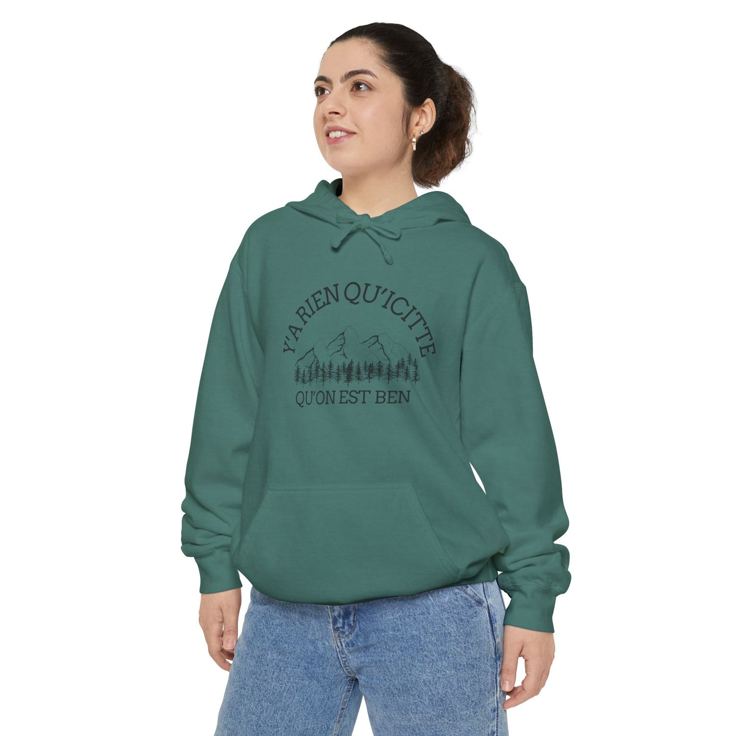 Sweats à capuche  Cozy Unisex Garment-Dyed Hoodie - Nature Inspired Design - Crée_ation Nature DC