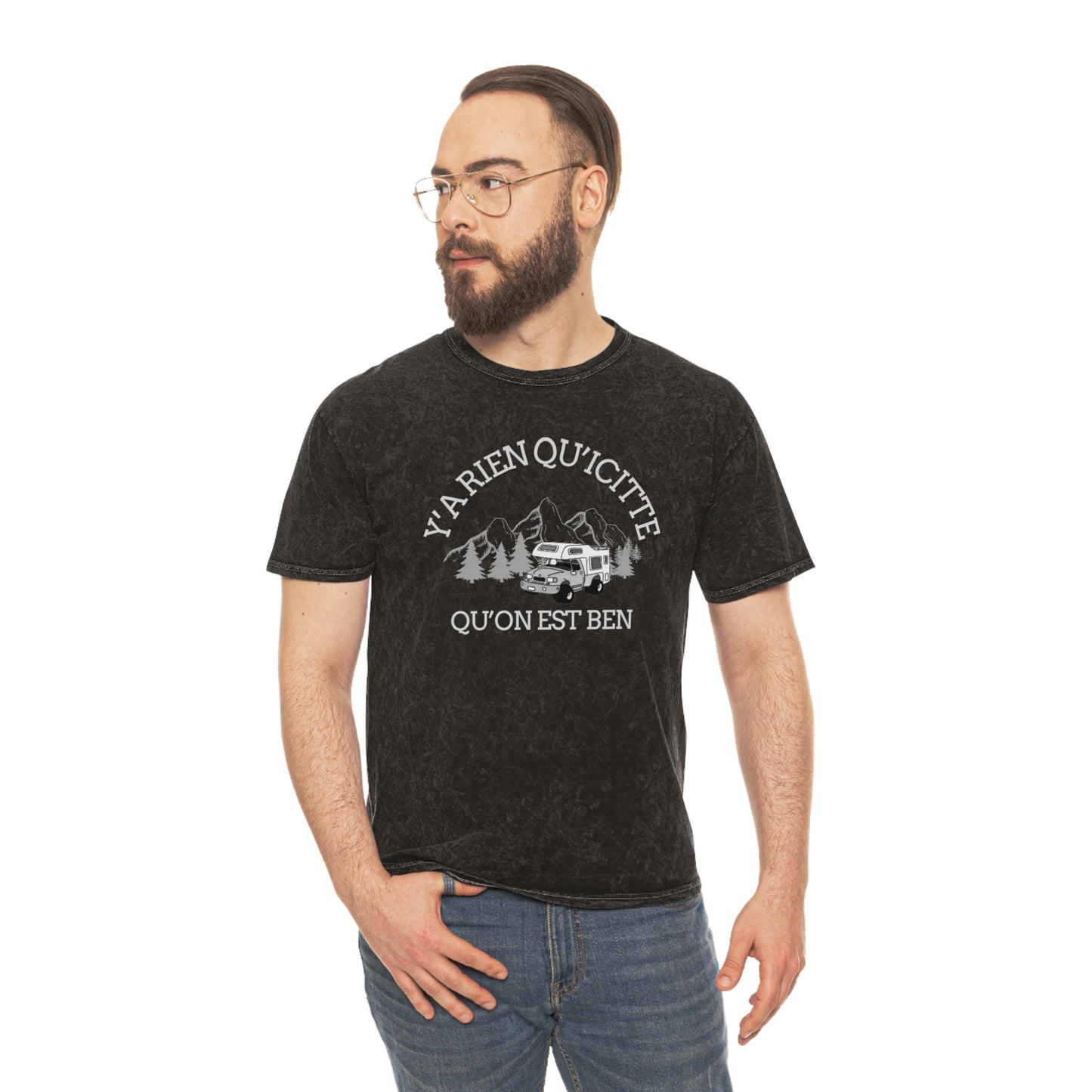 t-shirt unisexe - Unisex Mineral Wash Graphic T-Shirt - Crée_Ation Nature DC