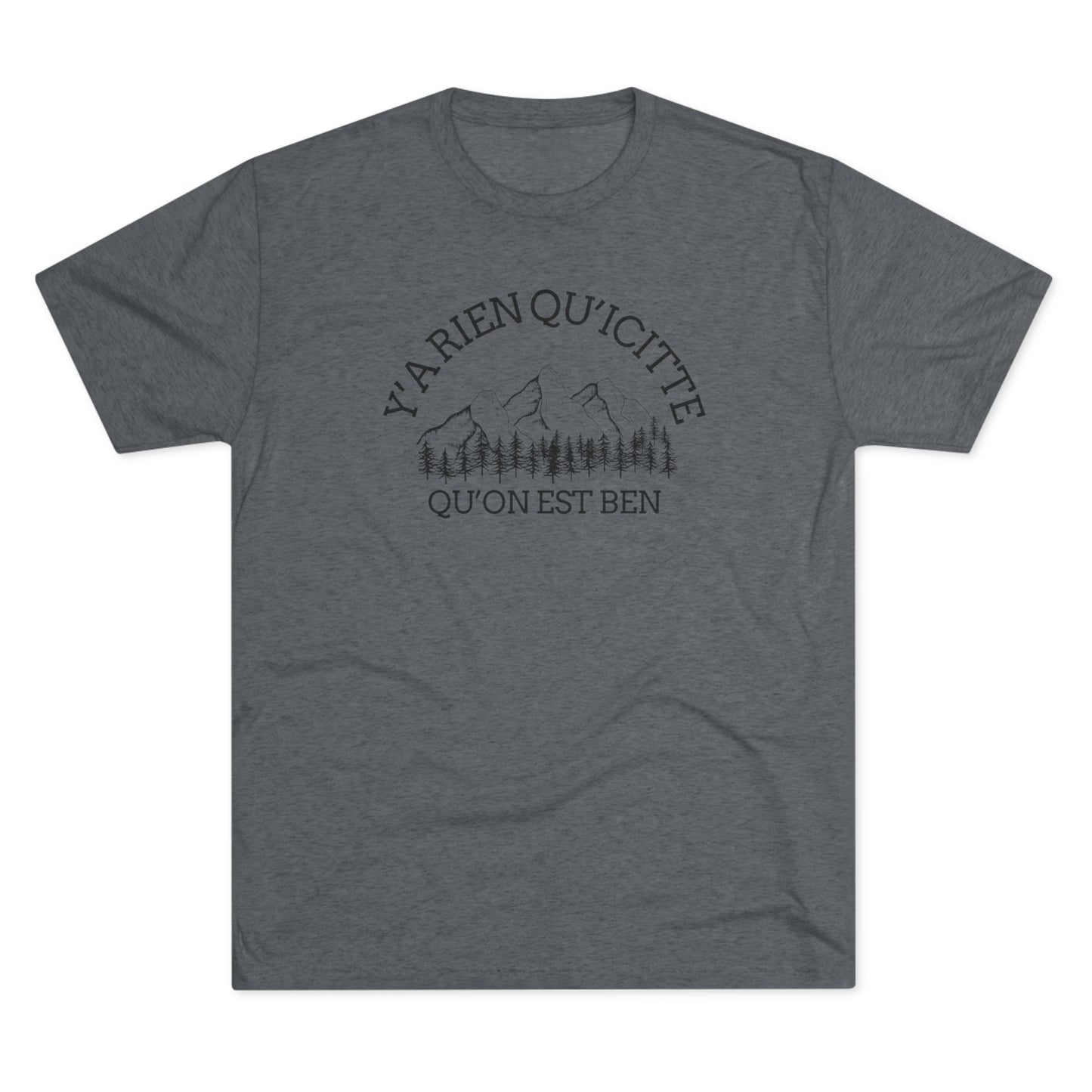 Unisex Tri-Blend Crew Tee - Nature Quote Graphic T-Shirt for Outdoor Enthusiasts - Crée_ation Nature DC