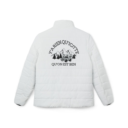 Cozy Women’s Puffer Jacket with Outdoor Adventure Design - Crée_ation Nature DC