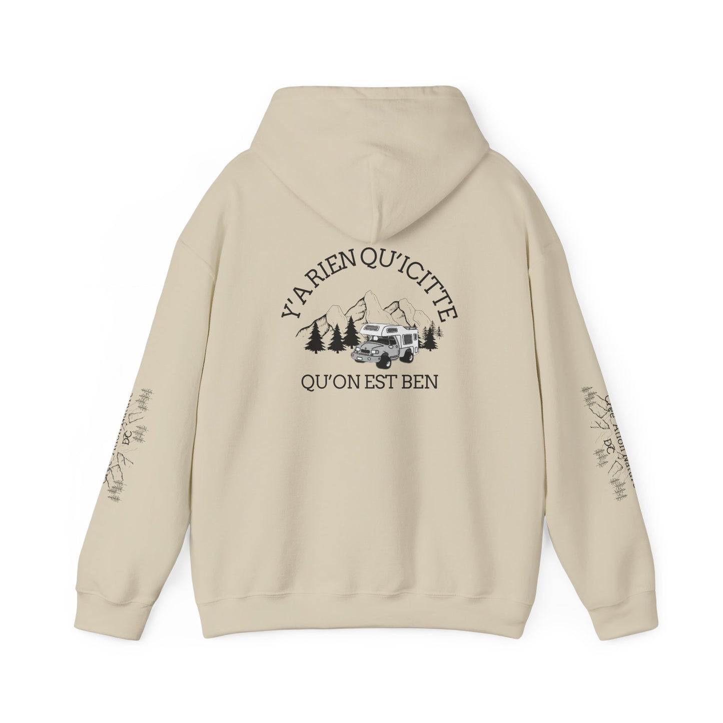Sweats a capuche Unisex Heavy Blend™ Hooded Sweatshirt - Cozy Adventure Vibes - Perfect for Outdoor Lovers-Crée_ation Nature DC