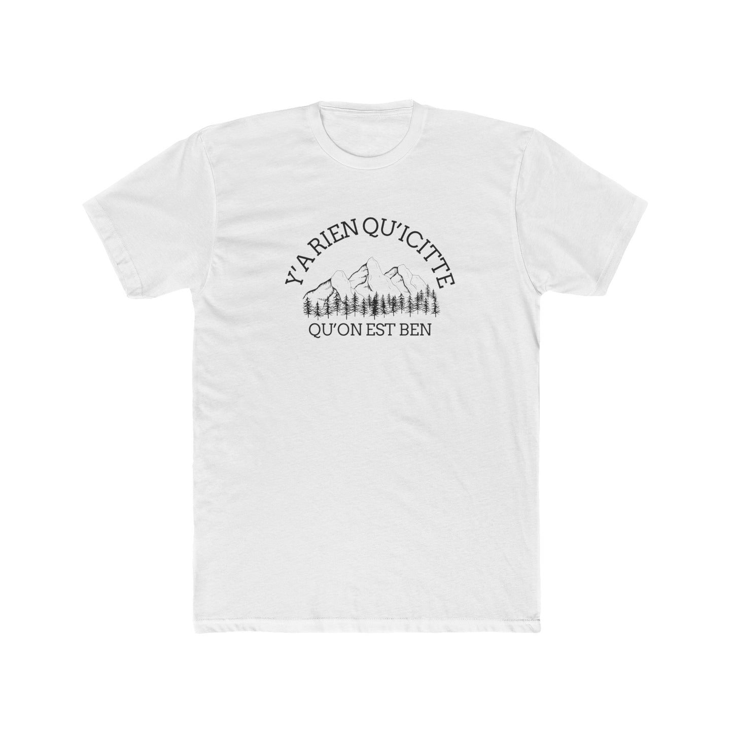 Unisex Cotton Crew Tee - Alpine Adventure Quote Tee - Crée_ation Nature DC