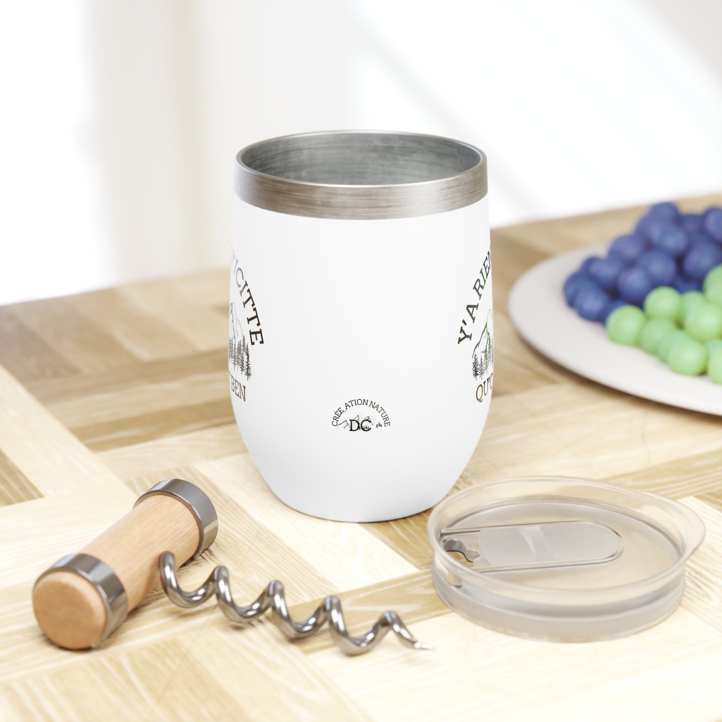 Chill Wine Tumbler - Perfect for Outdoor Adventures & Celebrations - Crée_ation Nature DC