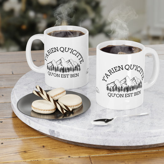 tasse a café montagne , Mountain Vibes Ceramic Mug - 11oz, 15oz, 20oz - Perfect Gift for Nature Lovers- Crée_ation Nature DC